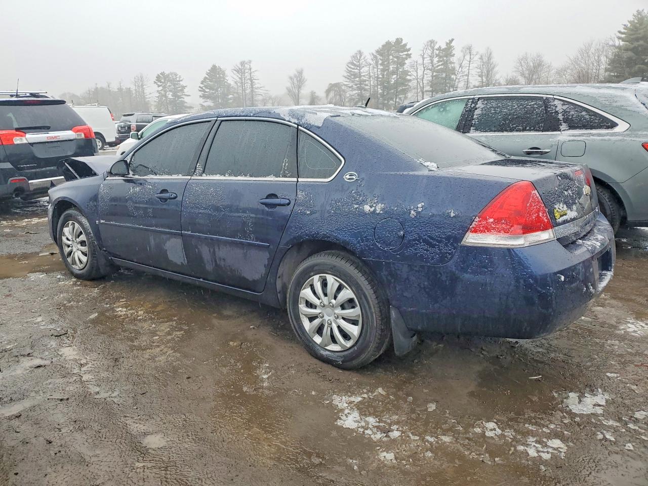 2008 Chevrolet Impala Ls Blue vin: 2G1WB58N089230861