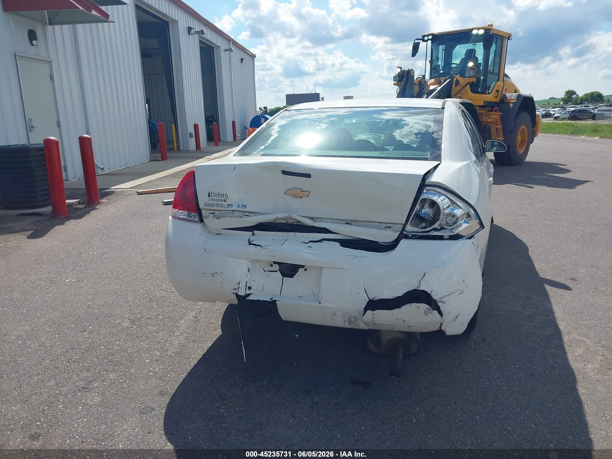 2008 Chevrolet Impala Ls White vin: 2G1WB58N389209227