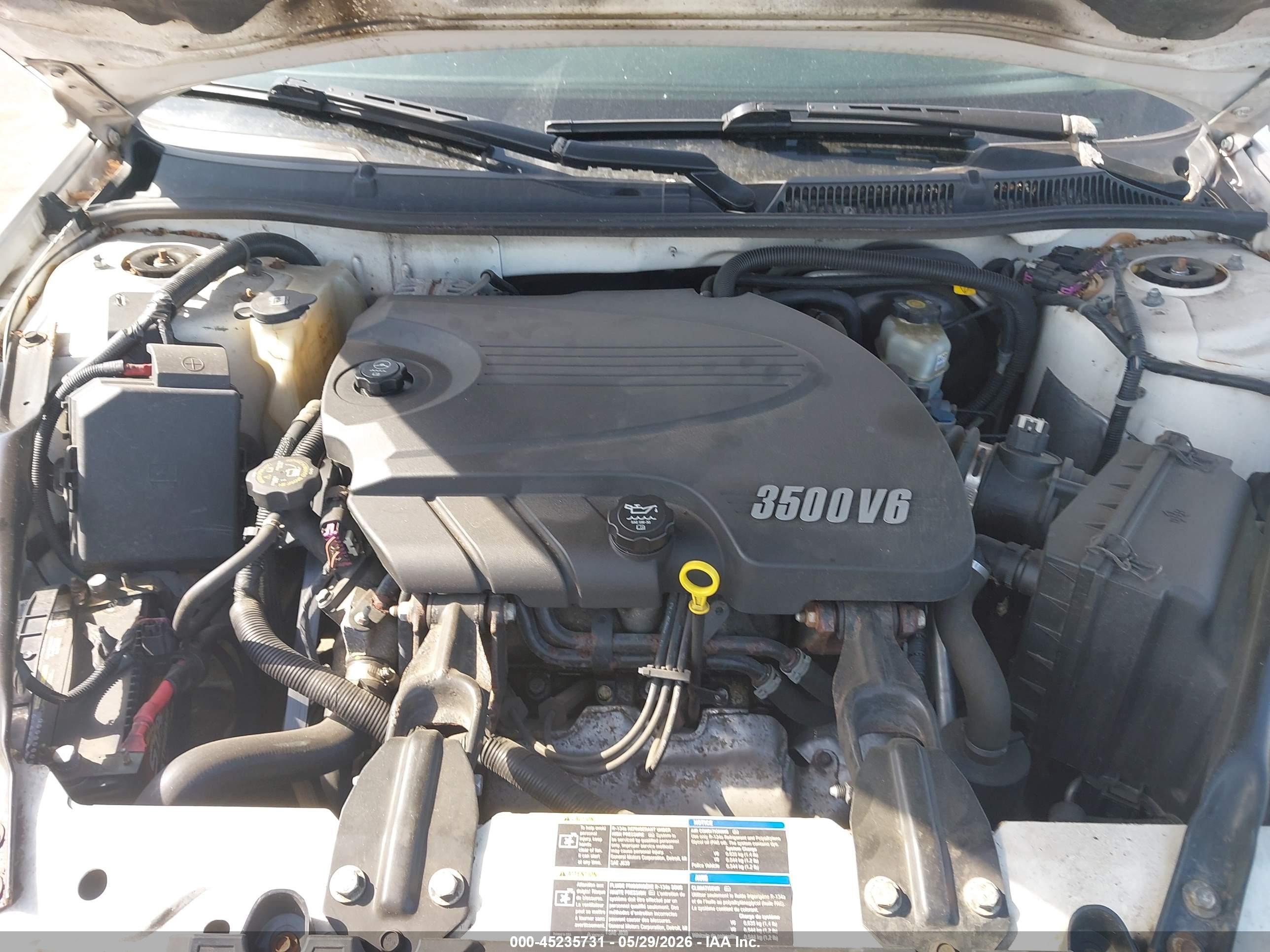 2008 Chevrolet Impala Ls White vin: 2G1WB58N389209227