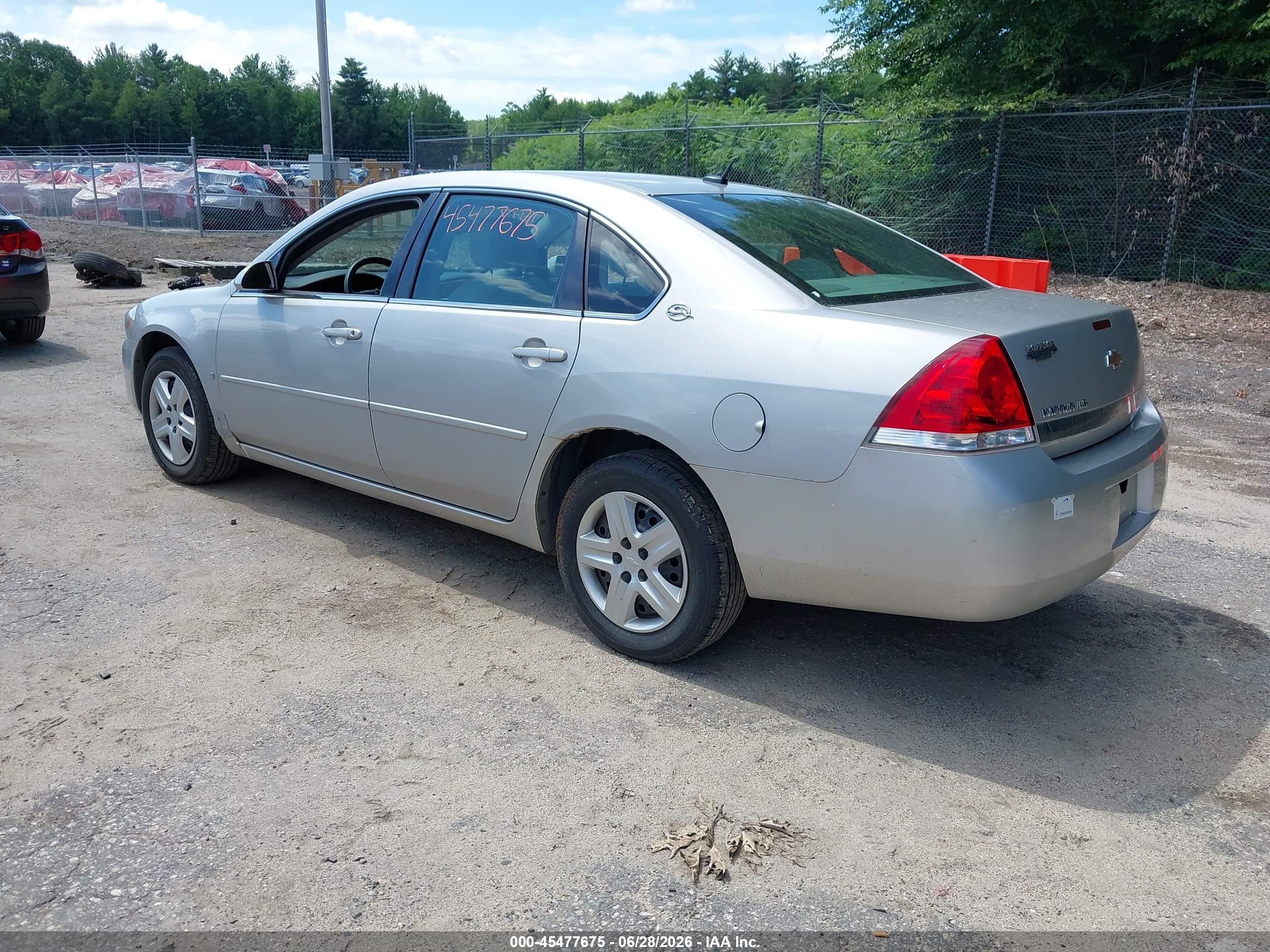 2007 Chevrolet Impala Ls Silver vin: 2G1WB58N479157296