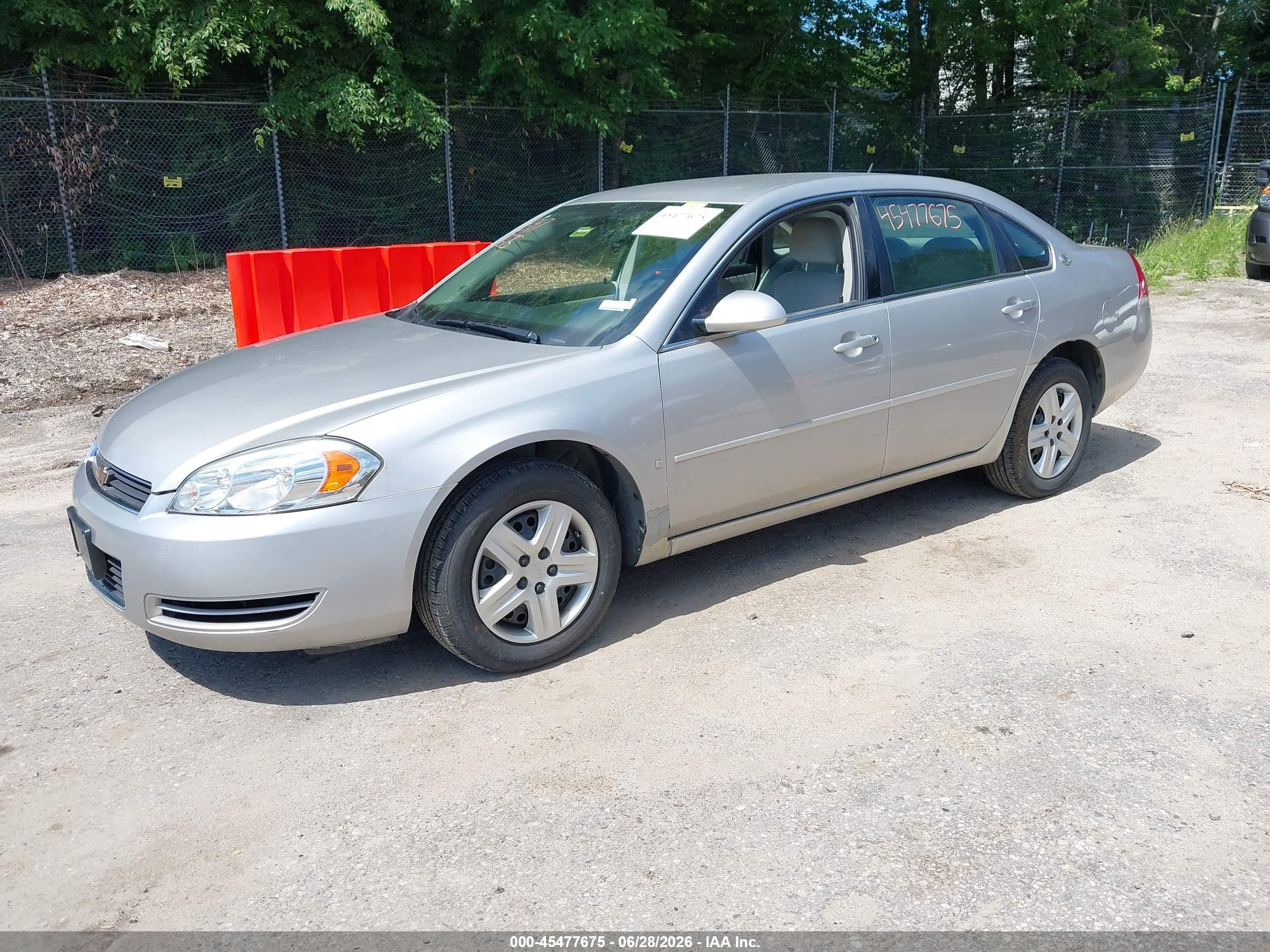 2007 Chevrolet Impala Ls Silver vin: 2G1WB58N479157296