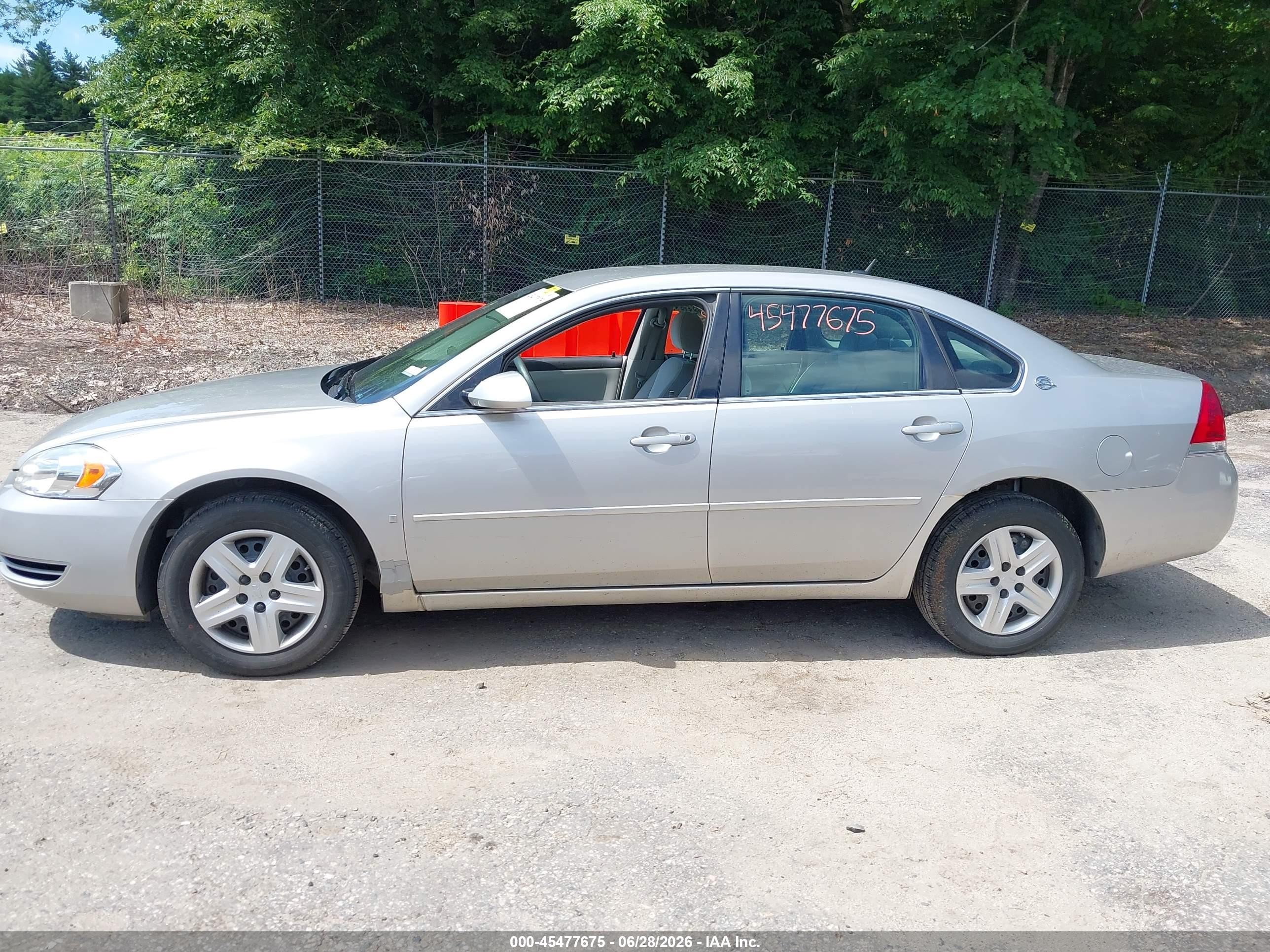 2007 Chevrolet Impala Ls Silver vin: 2G1WB58N479157296