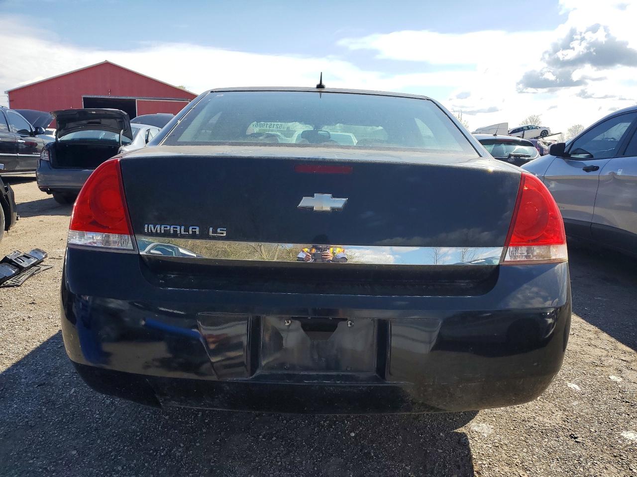 2007 Chevrolet Impala Ls Black vin: 2G1WB58N479379045