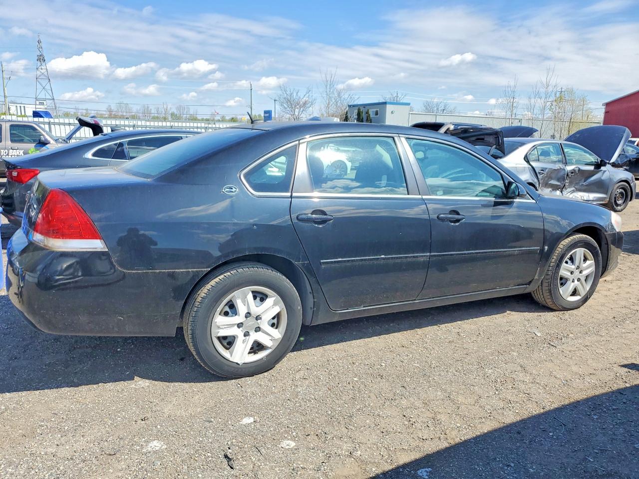 2007 Chevrolet Impala Ls Black vin: 2G1WB58N479379045