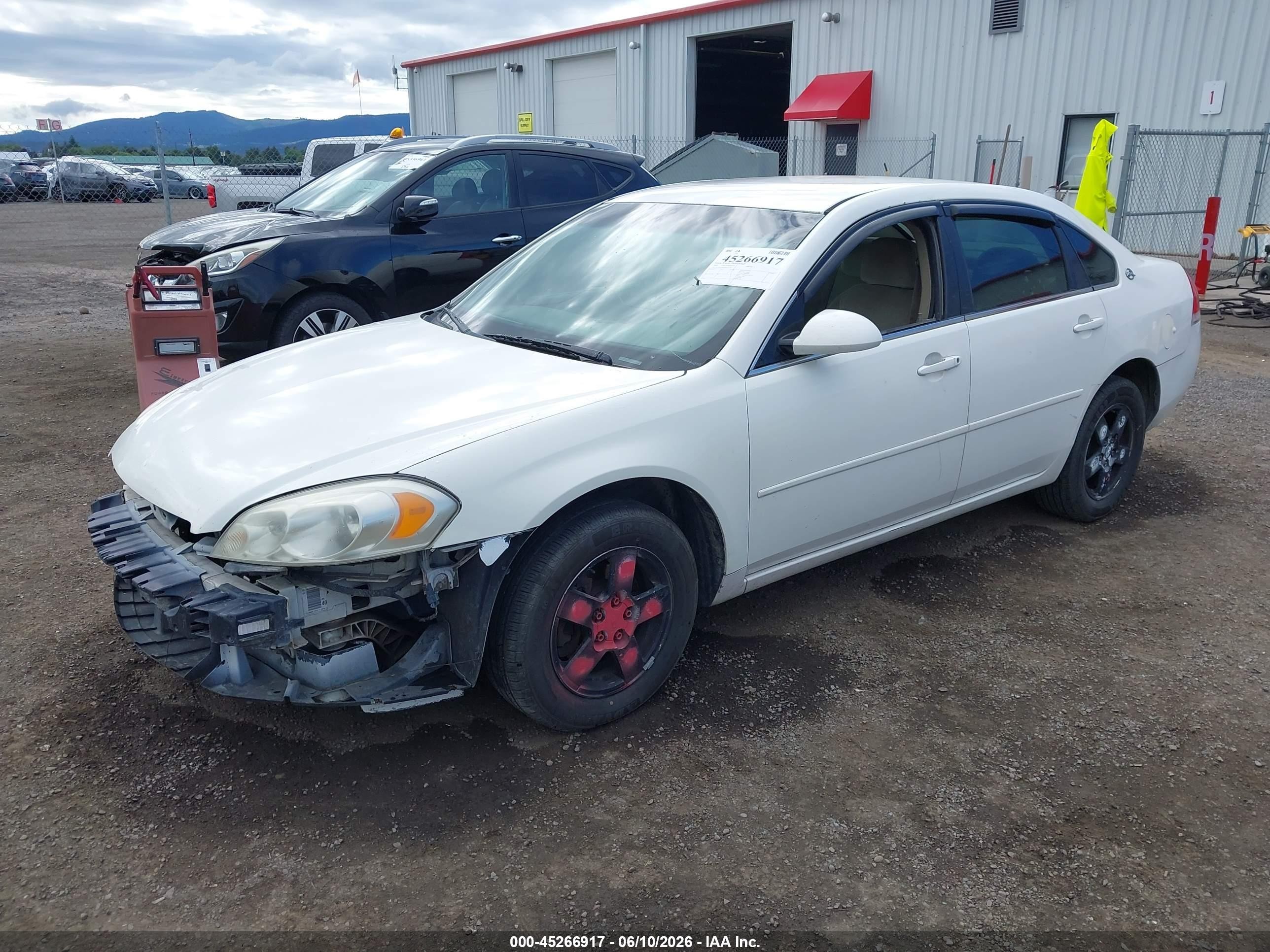 2008 Chevrolet Impala Ls White vin: 2G1WB58N489142279