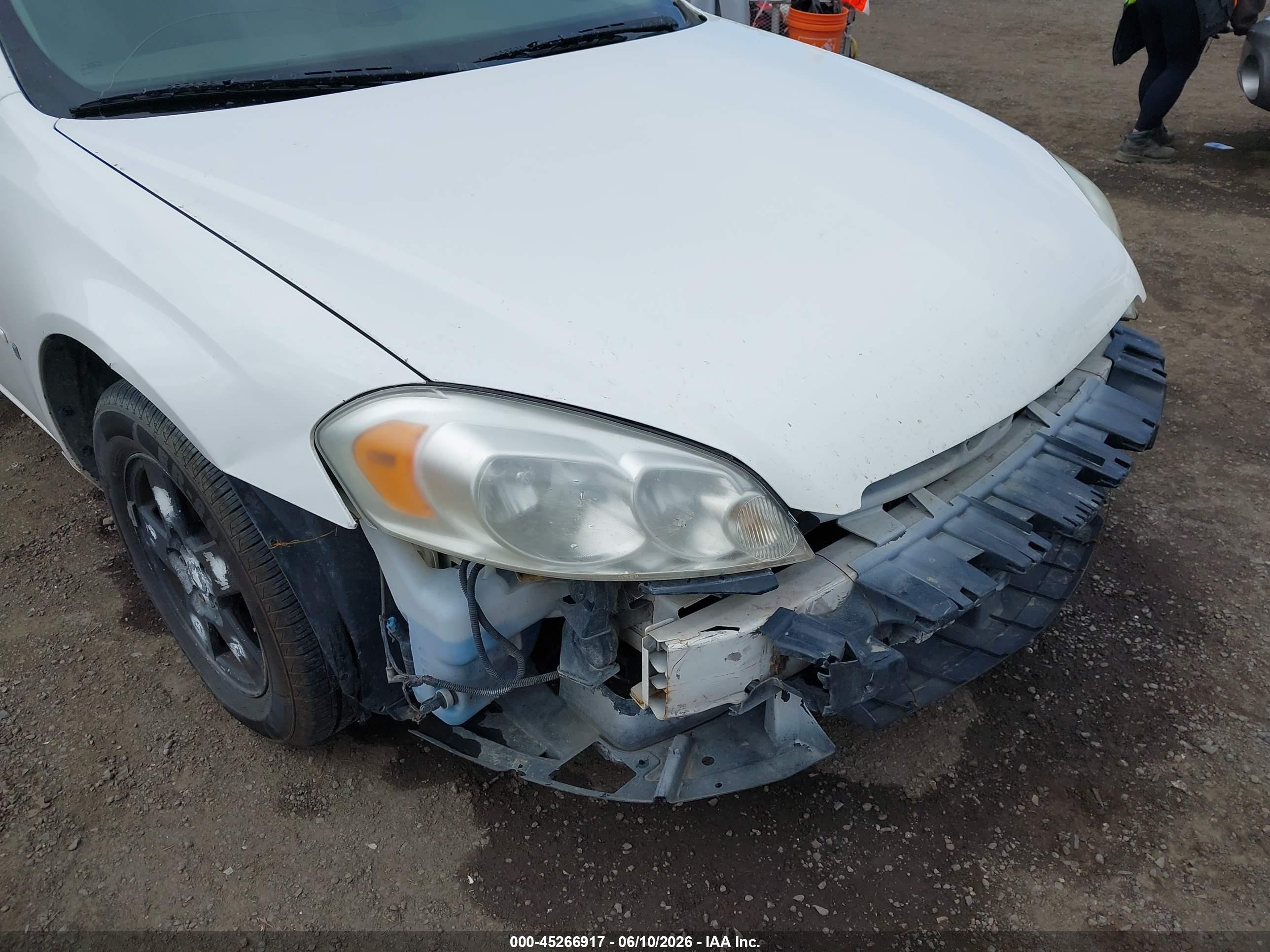 2008 Chevrolet Impala Ls White vin: 2G1WB58N489142279