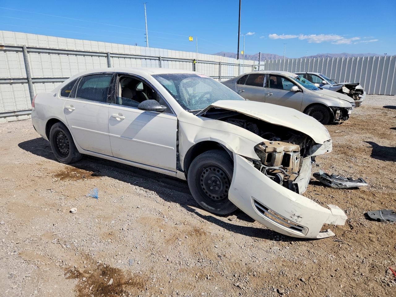 2007 Chevrolet Impala Ls White vin: 2G1WB58N679131508