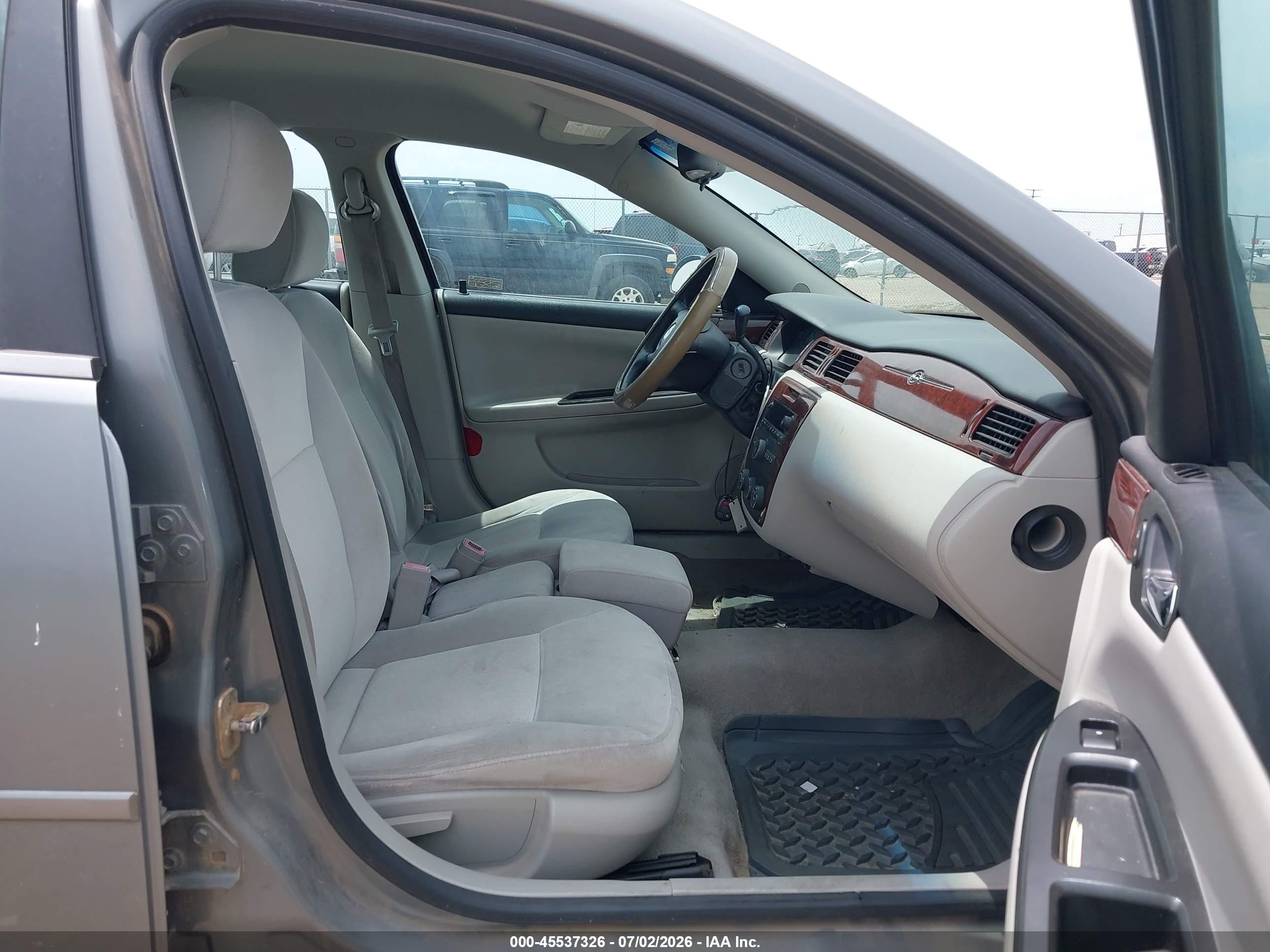2008 Chevrolet Impala Ls Gray vin: 2G1WB58N689133194