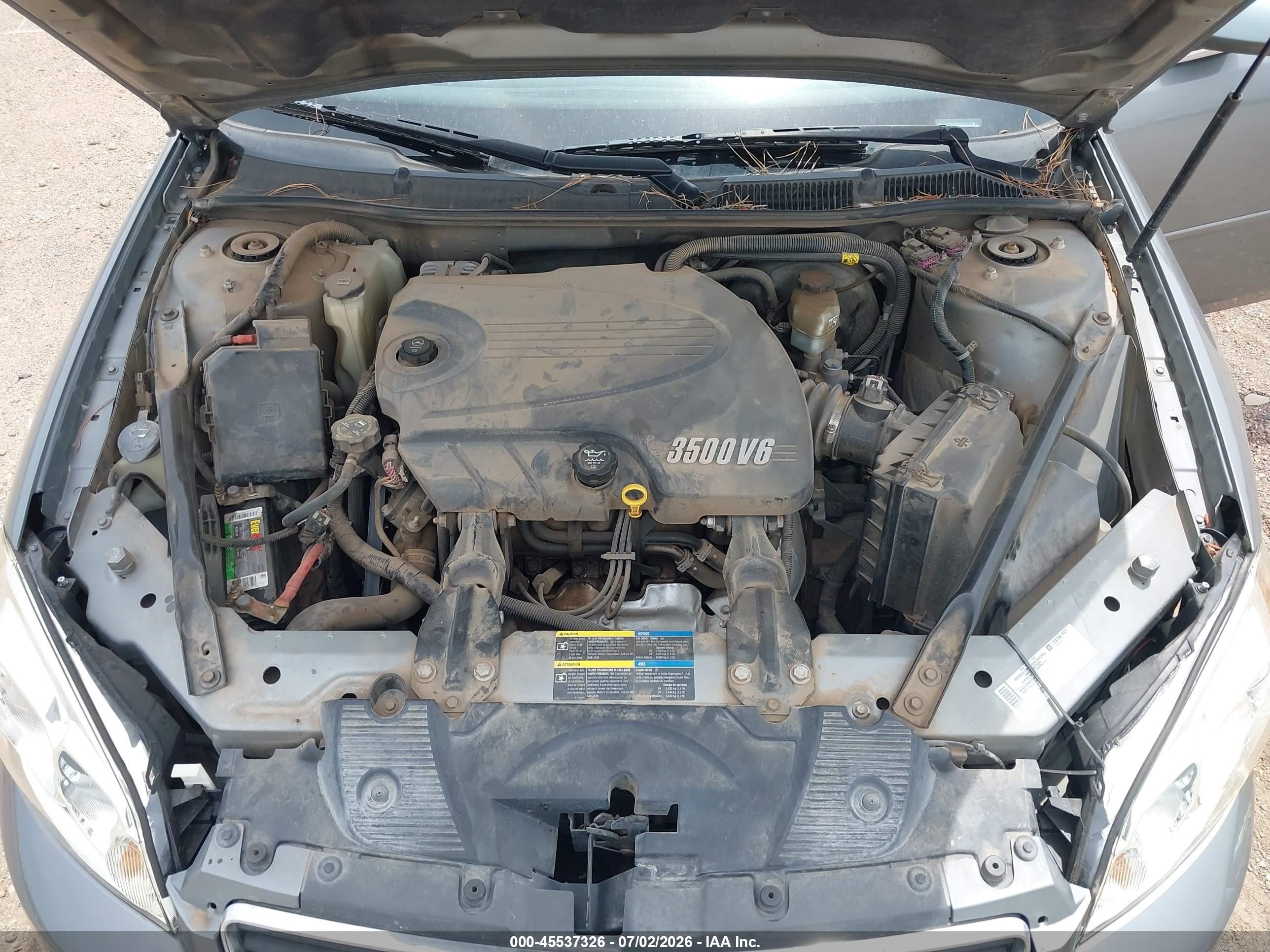 2008 Chevrolet Impala Ls Gray vin: 2G1WB58N689133194