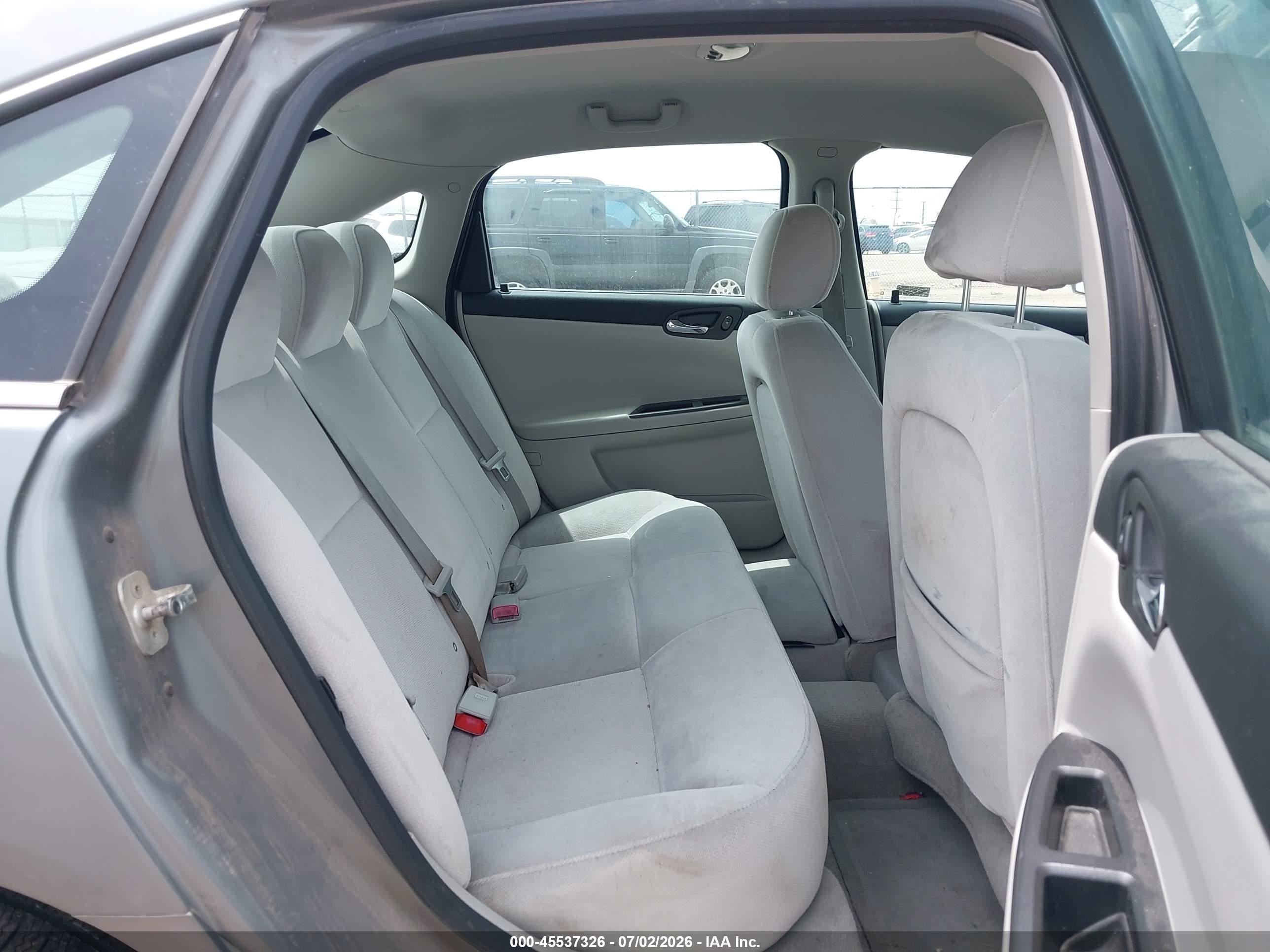2008 Chevrolet Impala Ls Gray vin: 2G1WB58N689133194