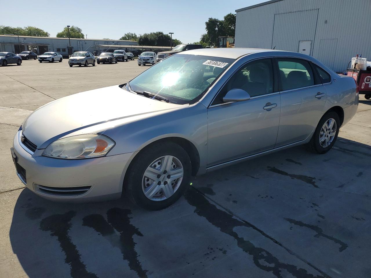 2008 Chevrolet Impala Ls Silver vin: 2G1WB58N881344296