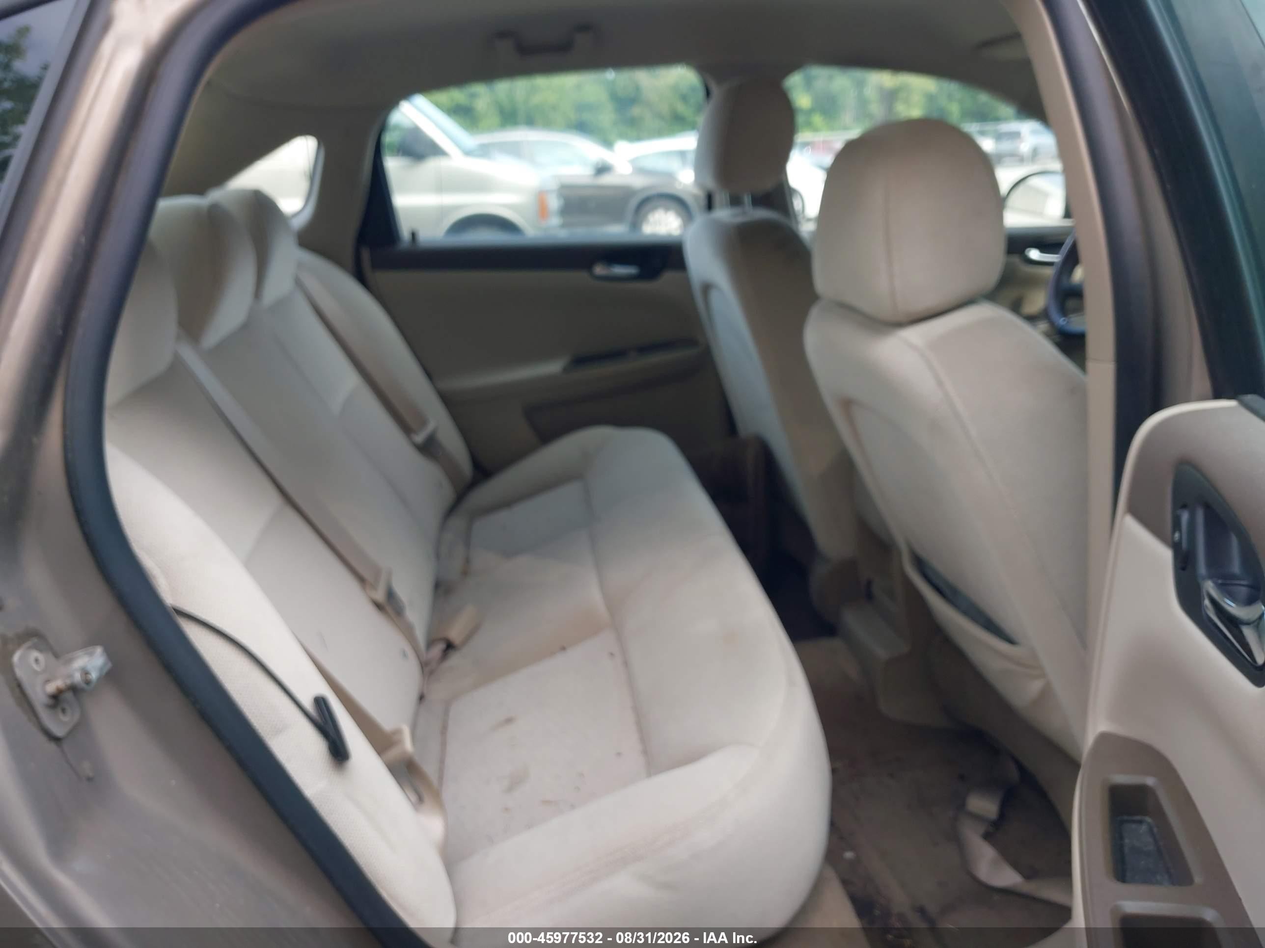 2007 Chevrolet Impala Ls Коричневый vin: 2G1WB58N979272248