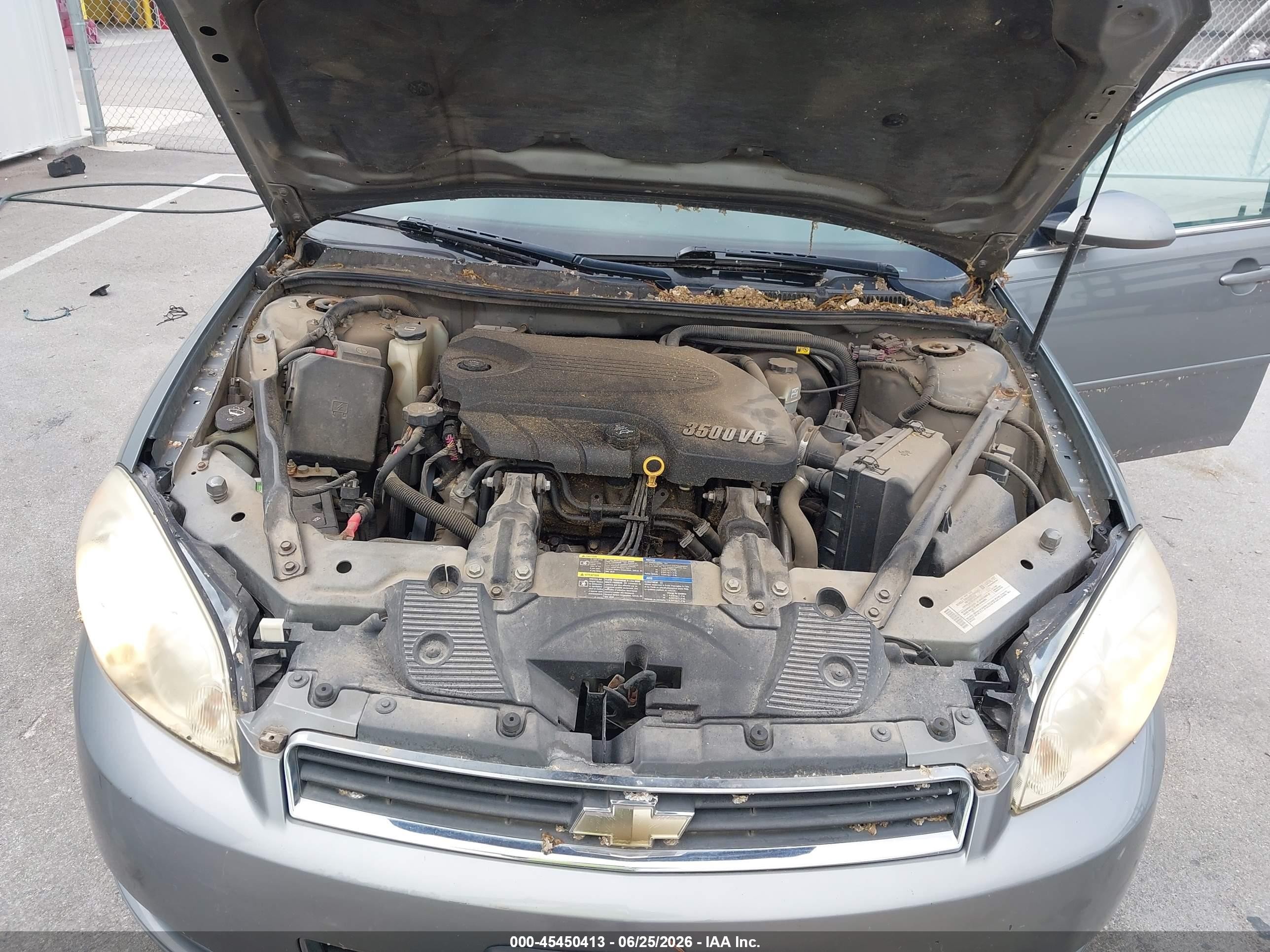 2007 Chevrolet Impala Ls Gray vin: 2G1WB58NX79288684