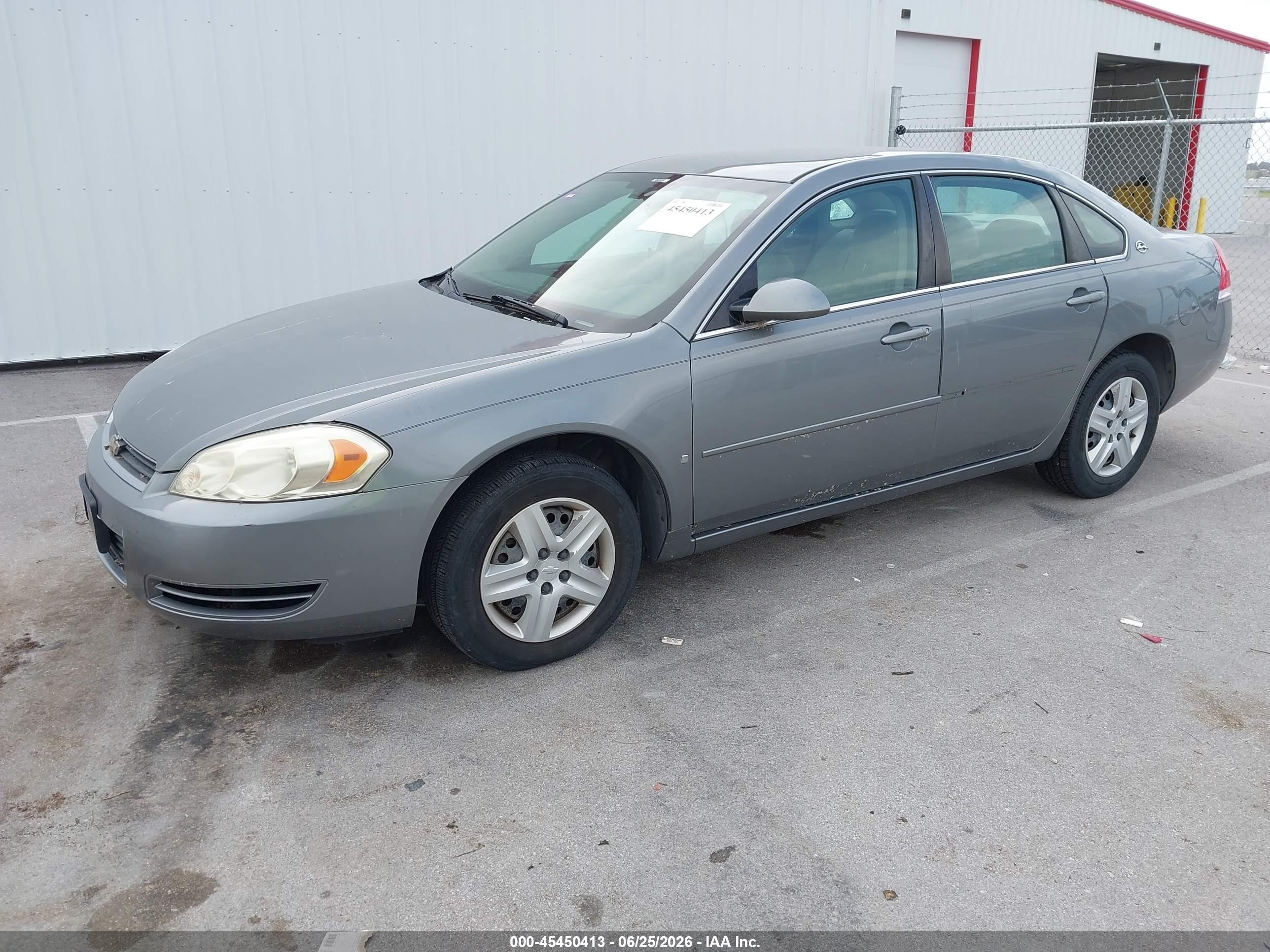 2007 Chevrolet Impala Ls Gray vin: 2G1WB58NX79288684