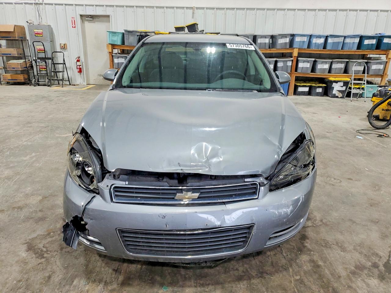 2008 Chevrolet Impala Ls Gray vin: 2G1WB58NX89151066