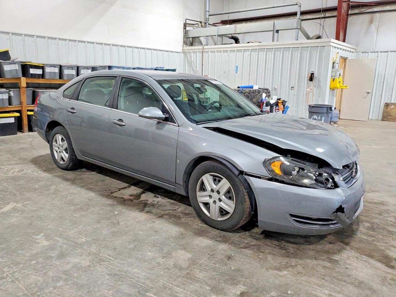 2008 Chevrolet Impala Ls Gray vin: 2G1WB58NX89151066