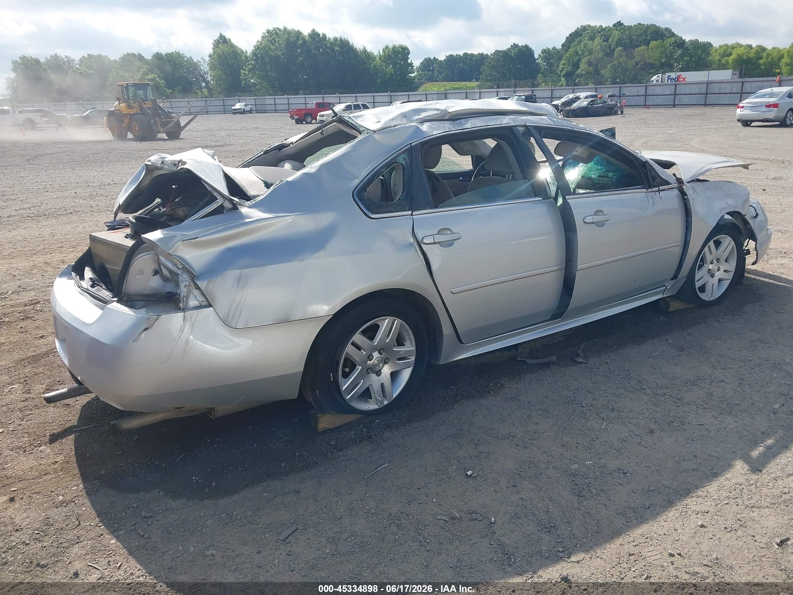 2012 Chevrolet Impala Lt Silver vin: 2G1WB5E30C1142774