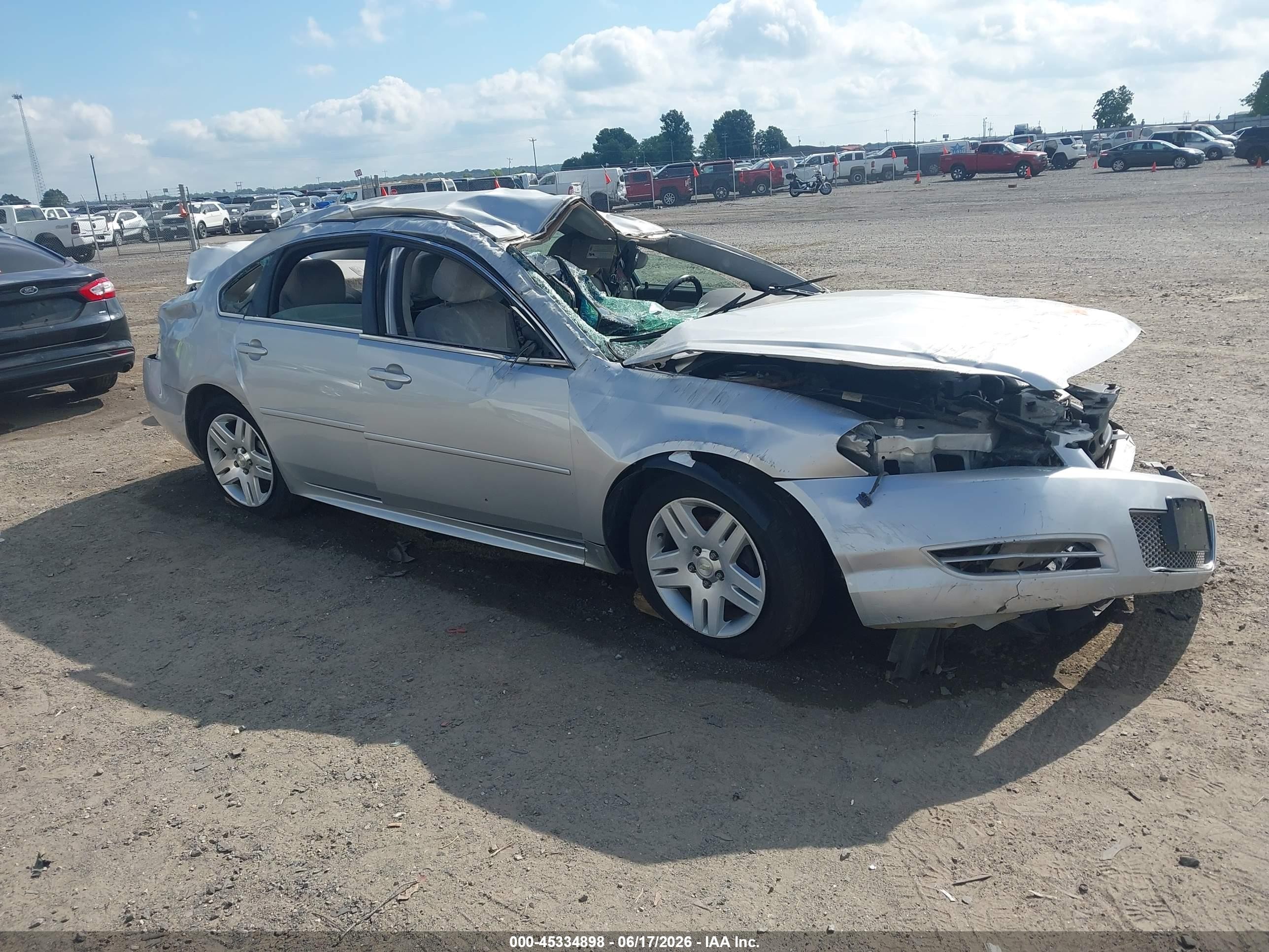 2012 Chevrolet Impala Lt Silver vin: 2G1WB5E30C1142774