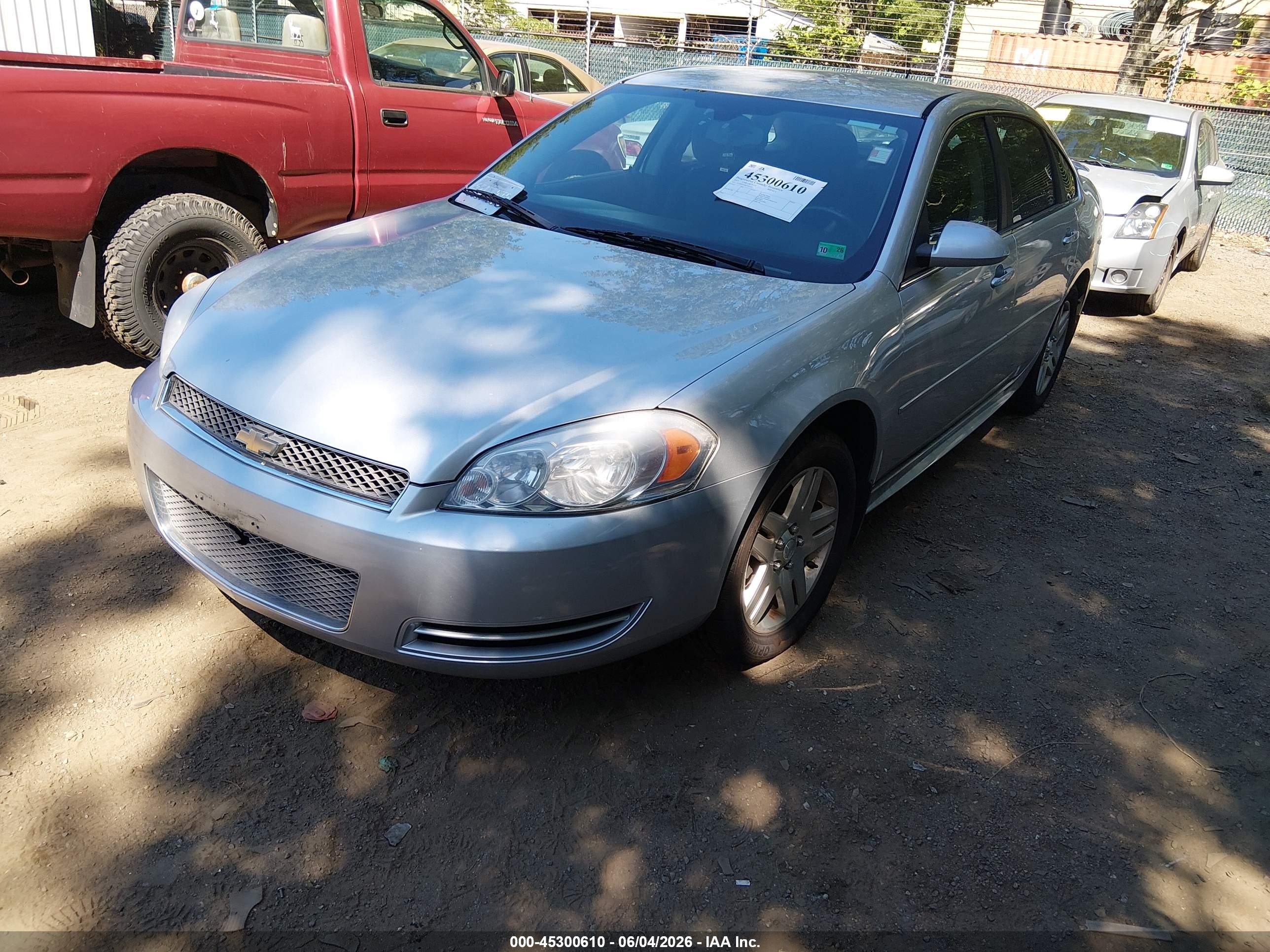 2012 Chevrolet Impala Lt Silver vin: 2G1WB5E30C1322157