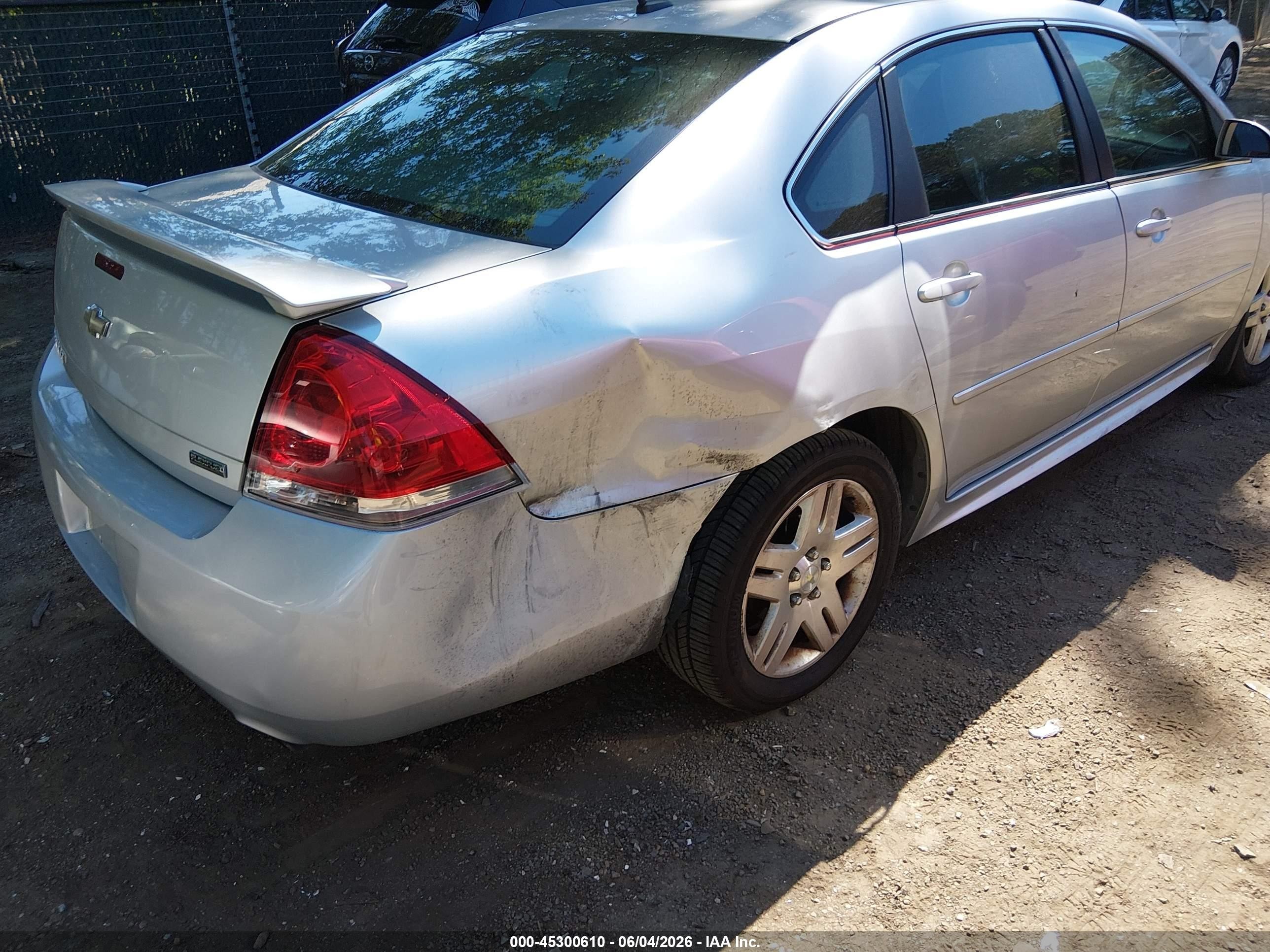2012 Chevrolet Impala Lt Silver vin: 2G1WB5E30C1322157