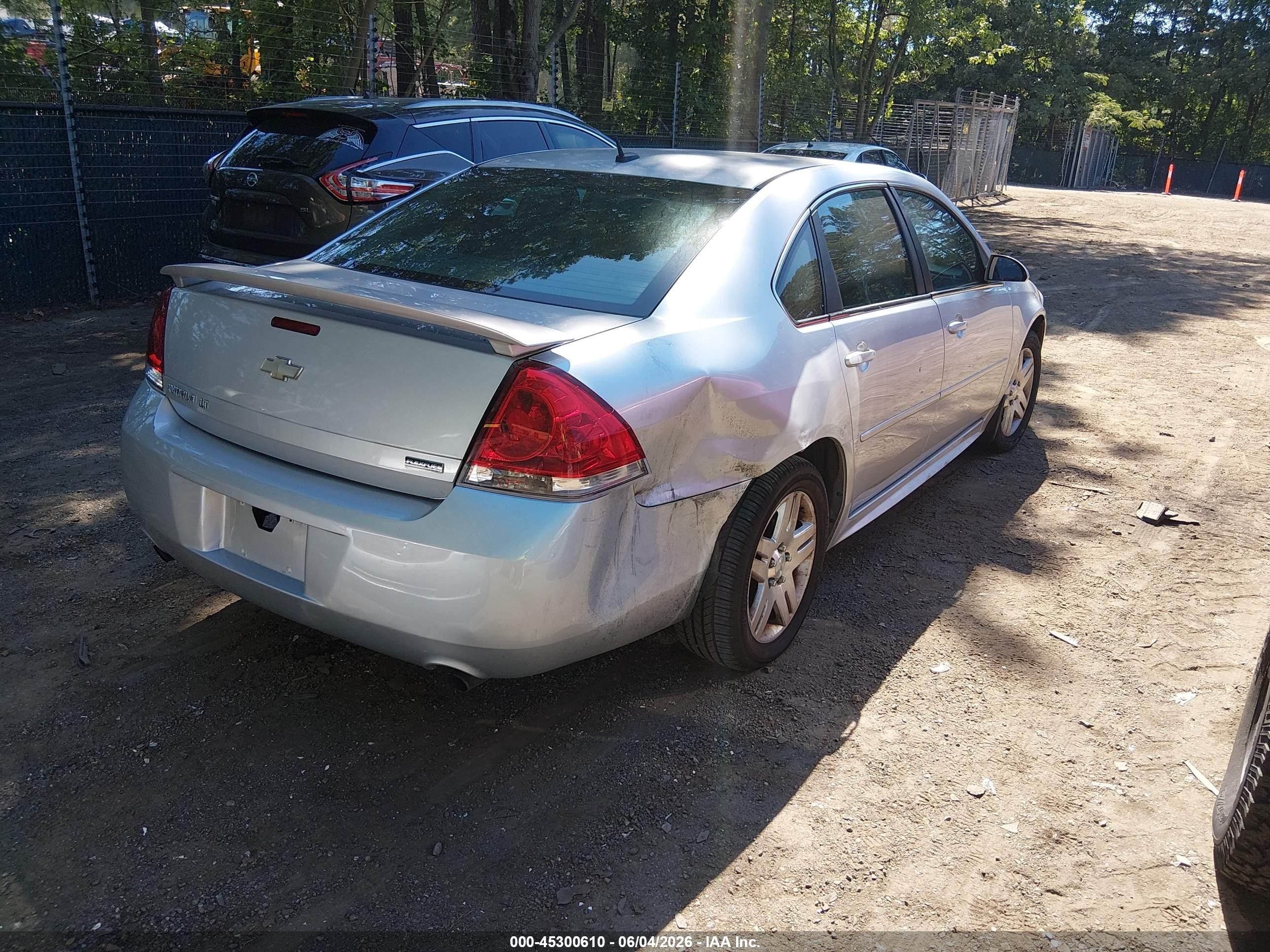 2012 Chevrolet Impala Lt Silver vin: 2G1WB5E30C1322157