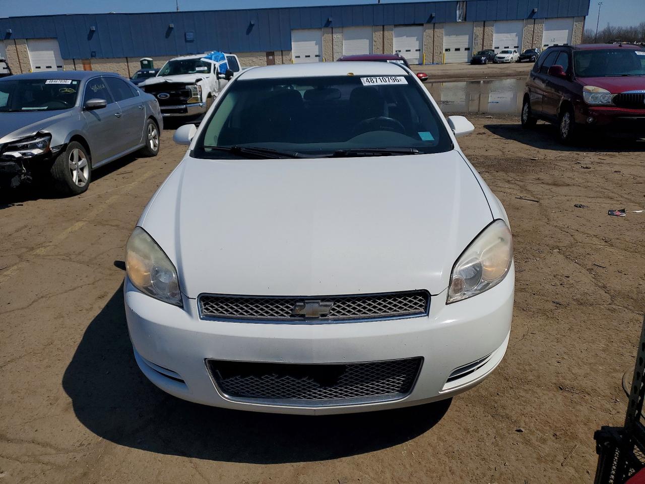 2012 Chevrolet Impala Lt White vin: 2G1WB5E30C1332218