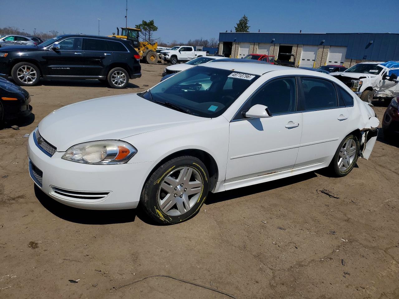 2012 Chevrolet Impala Lt White vin: 2G1WB5E30C1332218
