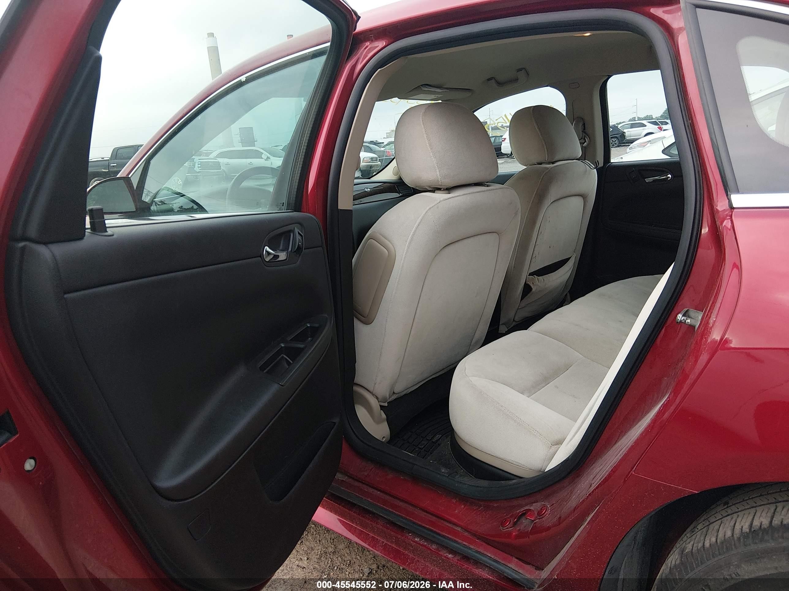2013 Chevrolet Impala Lt Red vin: 2G1WB5E30D1146342