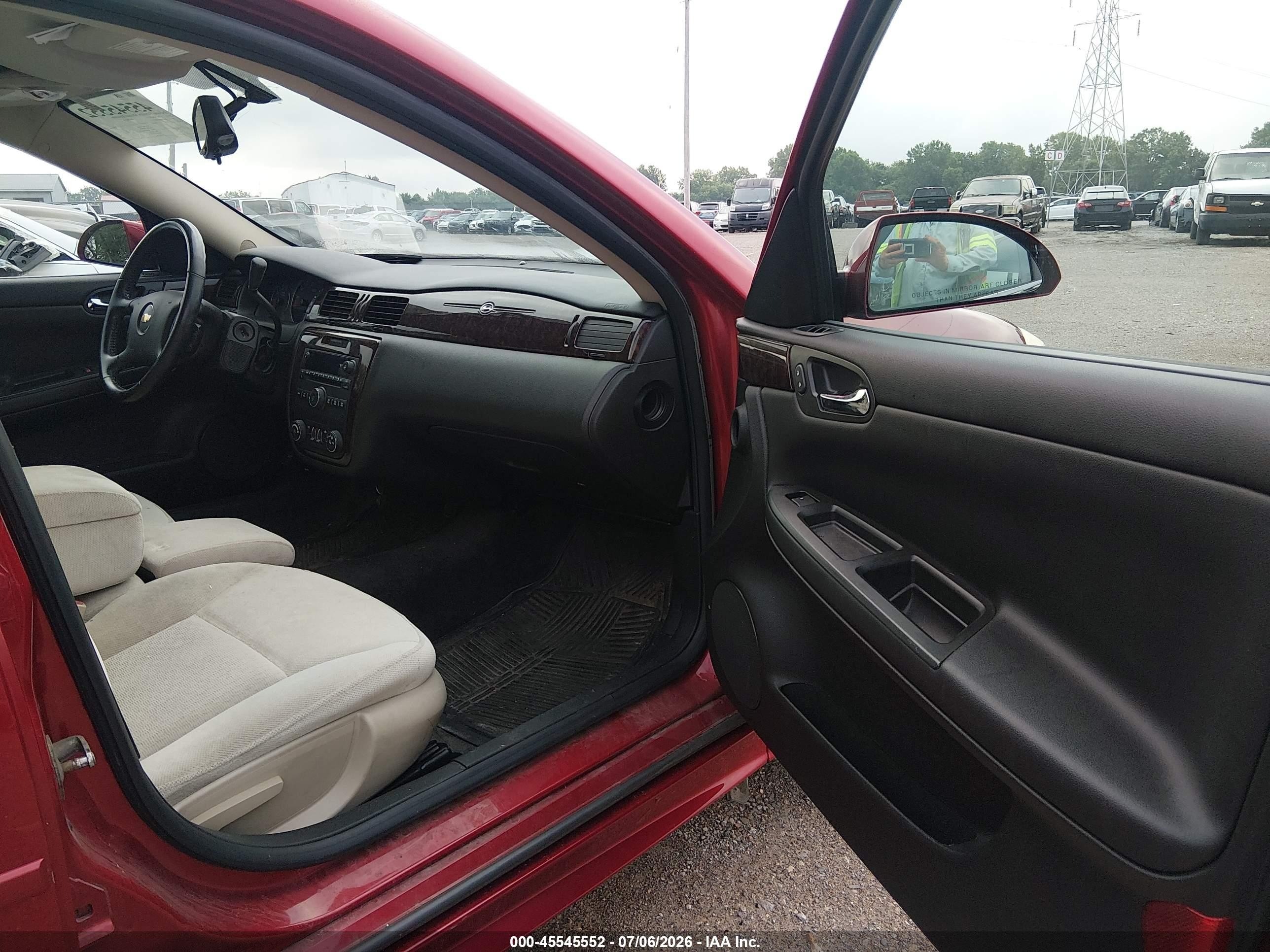 2013 Chevrolet Impala Lt Red vin: 2G1WB5E30D1146342