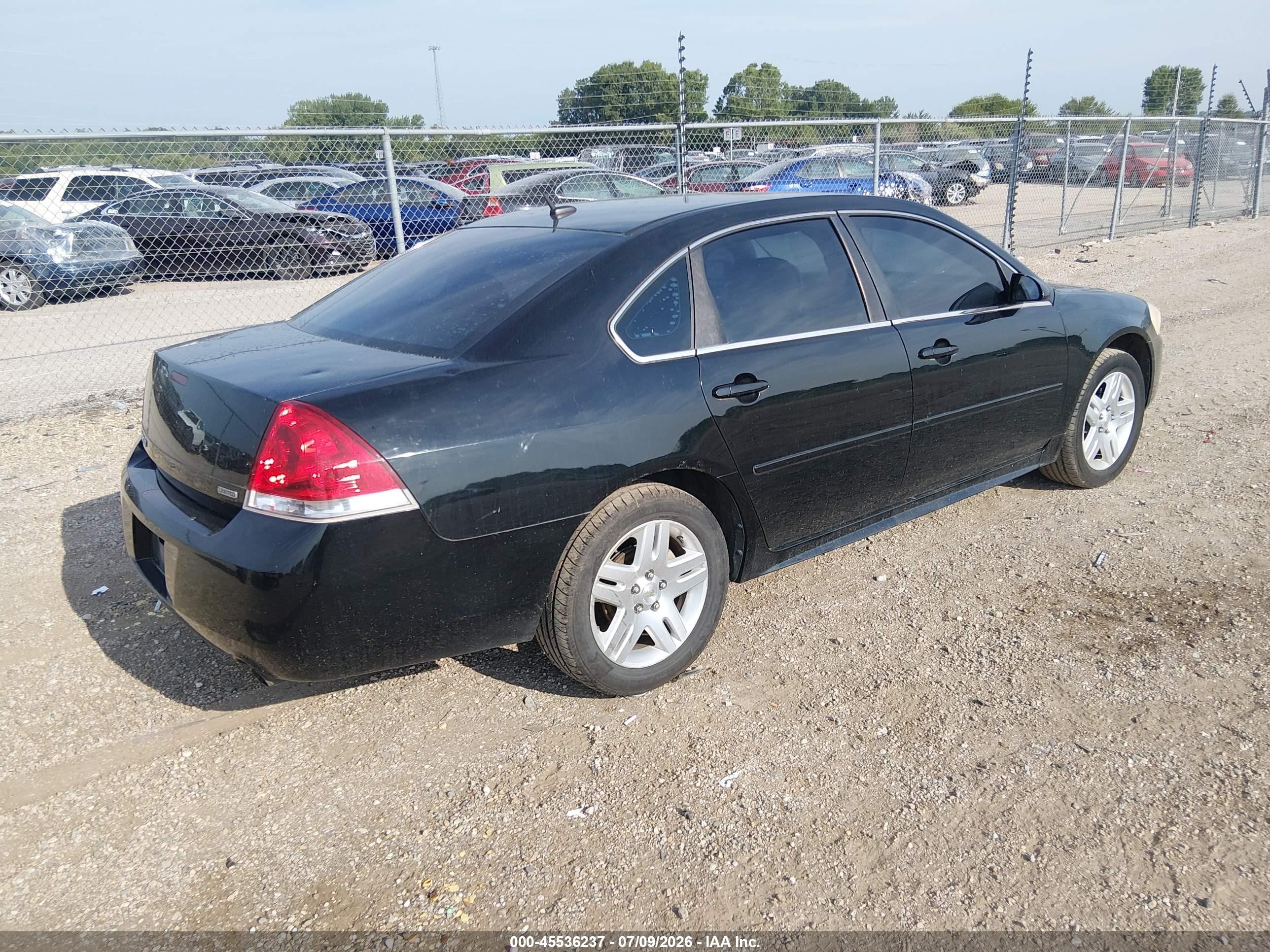 2014 Chevrolet Impala Limited Lt Black vin: 2G1WB5E30E1108255