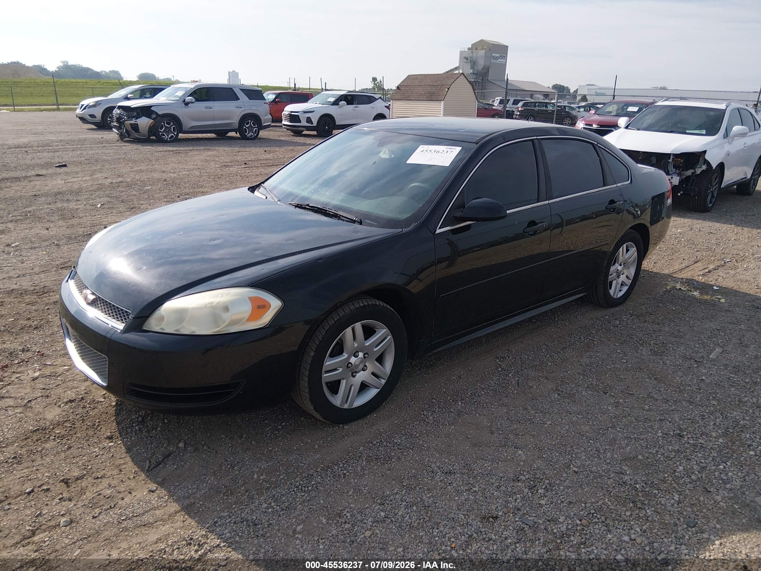 2014 Chevrolet Impala Limited Lt Black vin: 2G1WB5E30E1108255