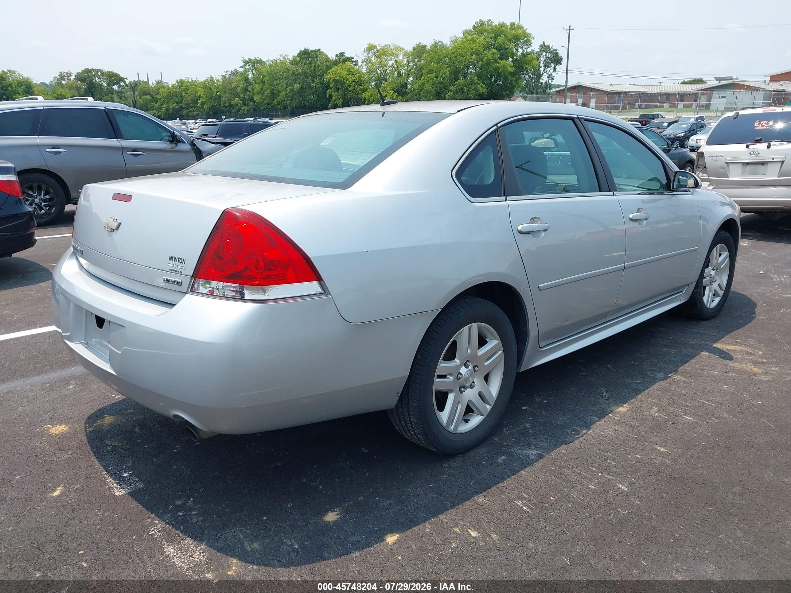 2014 Chevrolet Impala Limited Lt Silver vin: 2G1WB5E30E1109003