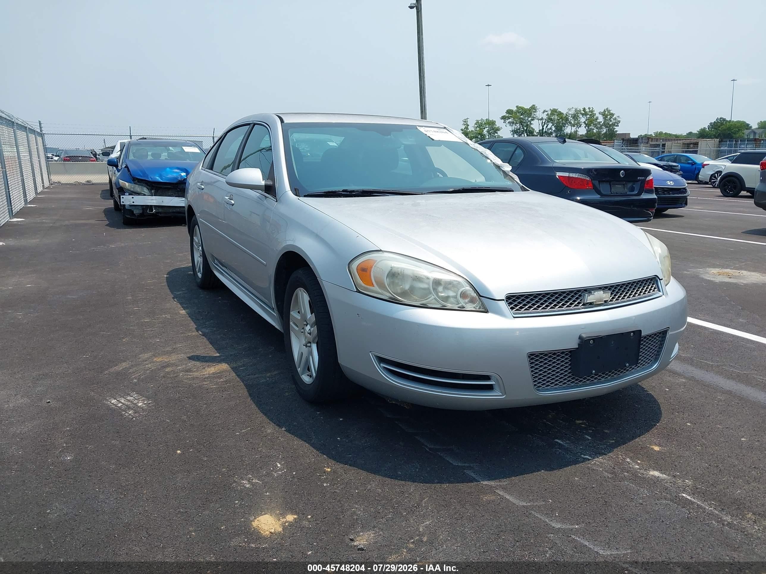 2014 Chevrolet Impala Limited Lt Silver vin: 2G1WB5E30E1109003