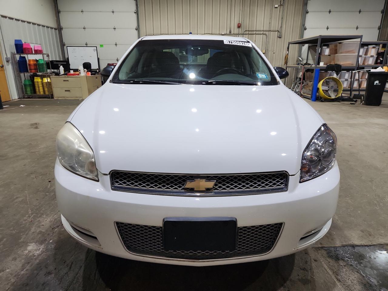 2014 Chevrolet Impala Limited Lt White vin: 2G1WB5E30E1132510 Damage: Left Head Lamp, Aftermarket, Acceptable
