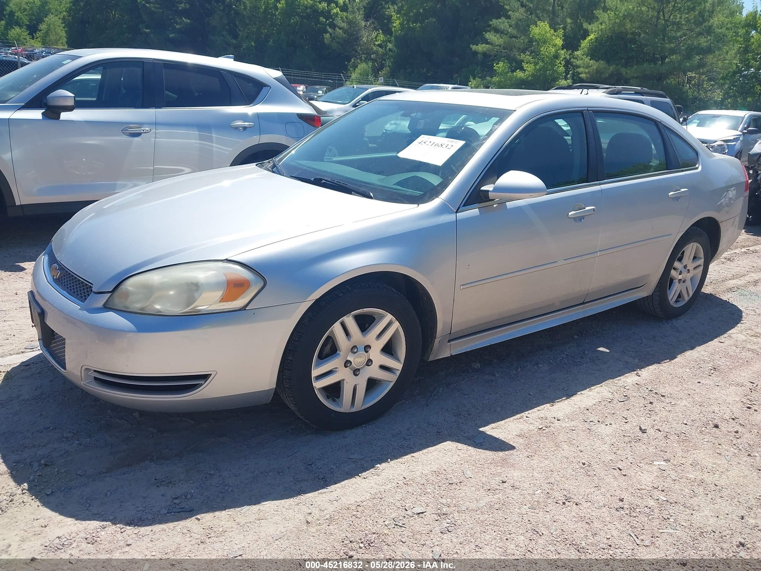 2014 Chevrolet Impala Limited Lt Серебряный vin: 2G1WB5E30E1138596