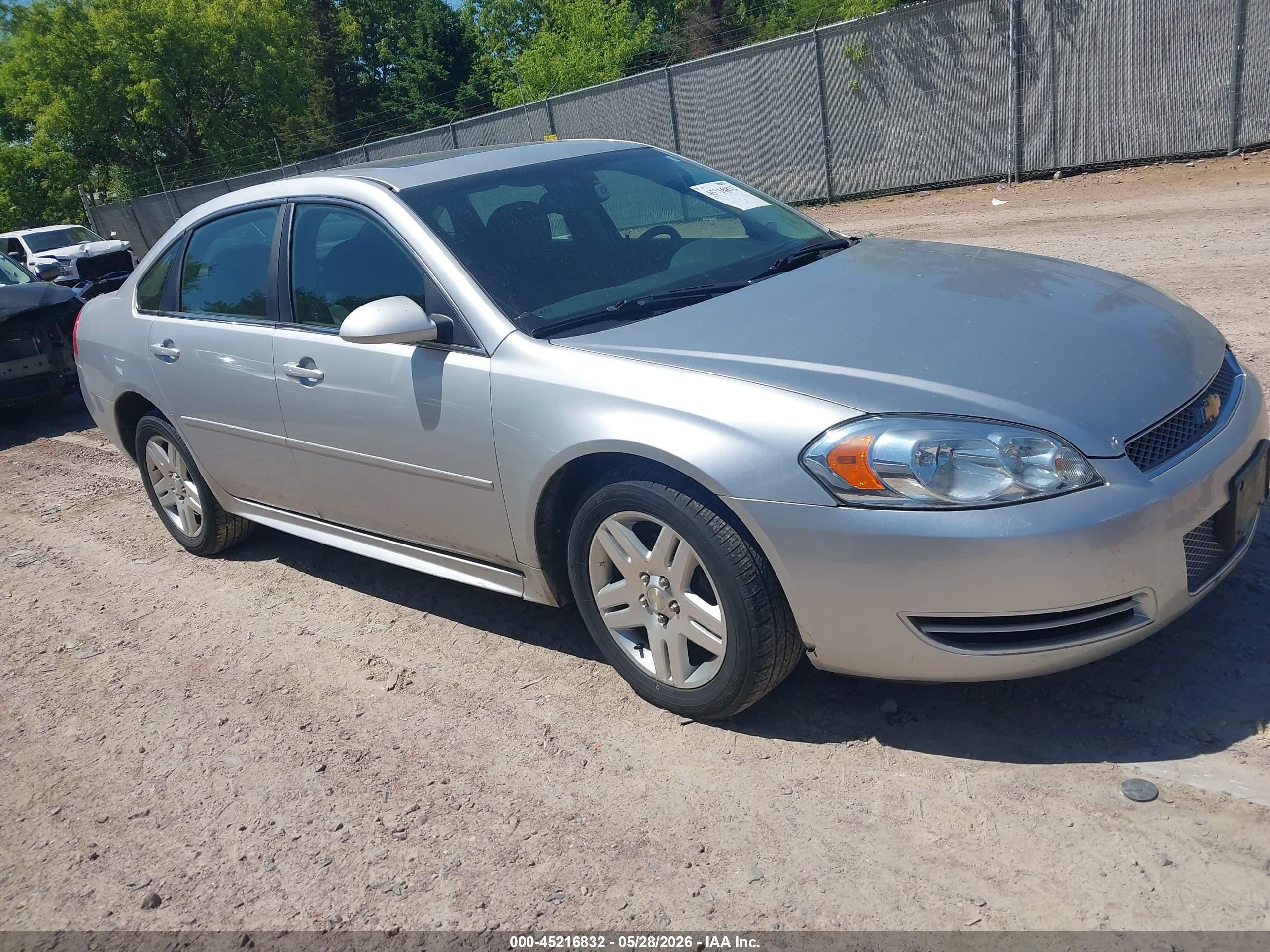 2014 Chevrolet Impala Limited Lt Silver vin: 2G1WB5E30E1138596