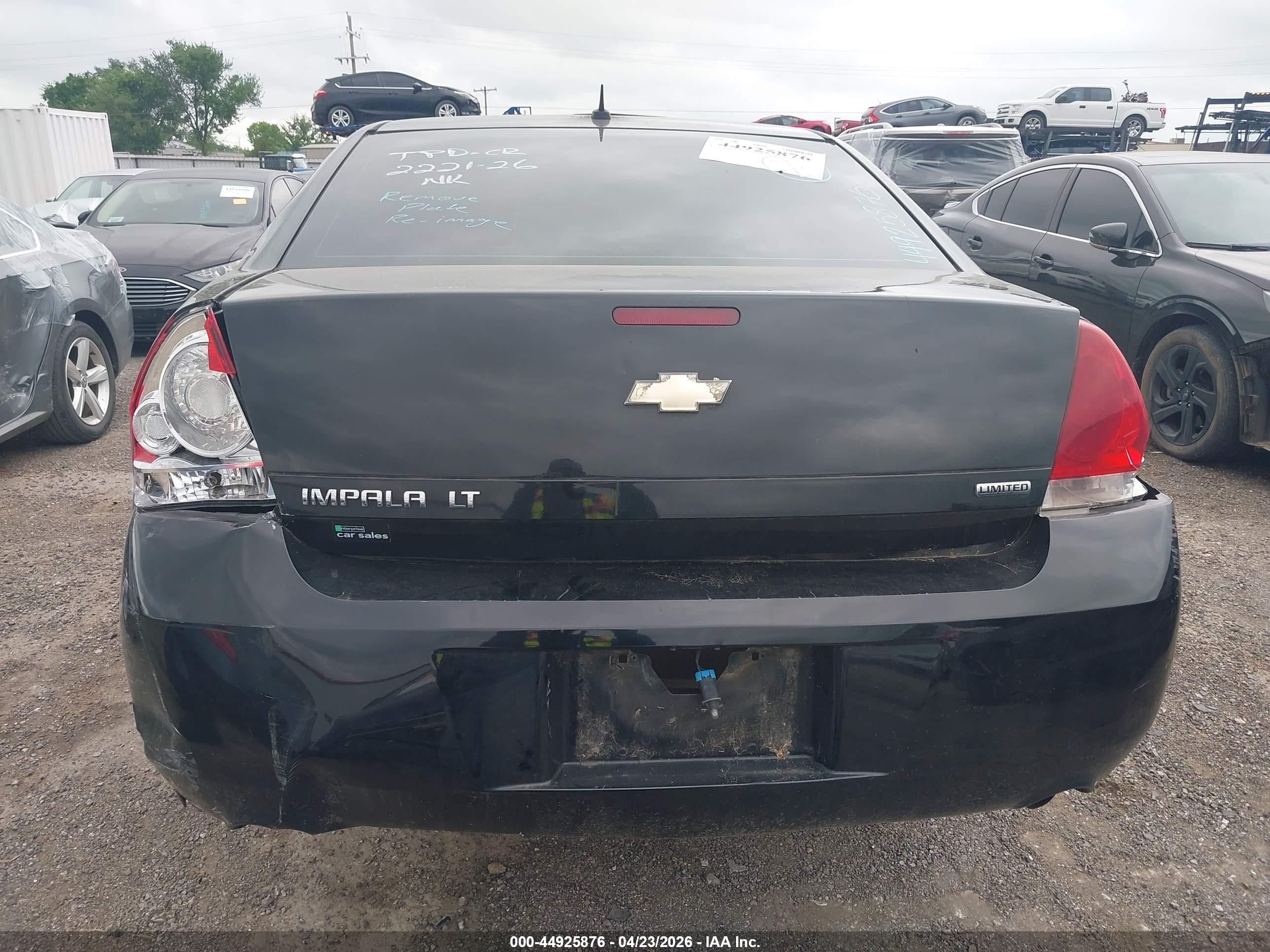 2014 Chevrolet Impala Limited Lt Black vin: 2G1WB5E30E1178807