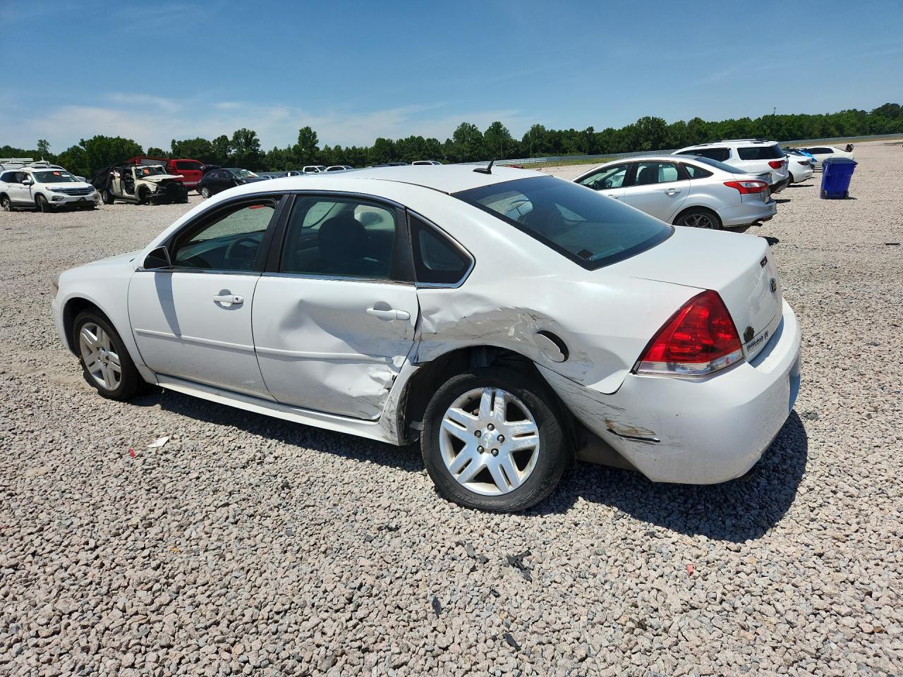 2015 Chevrolet Impala Limited Lt White vin: 2G1WB5E30F1121511