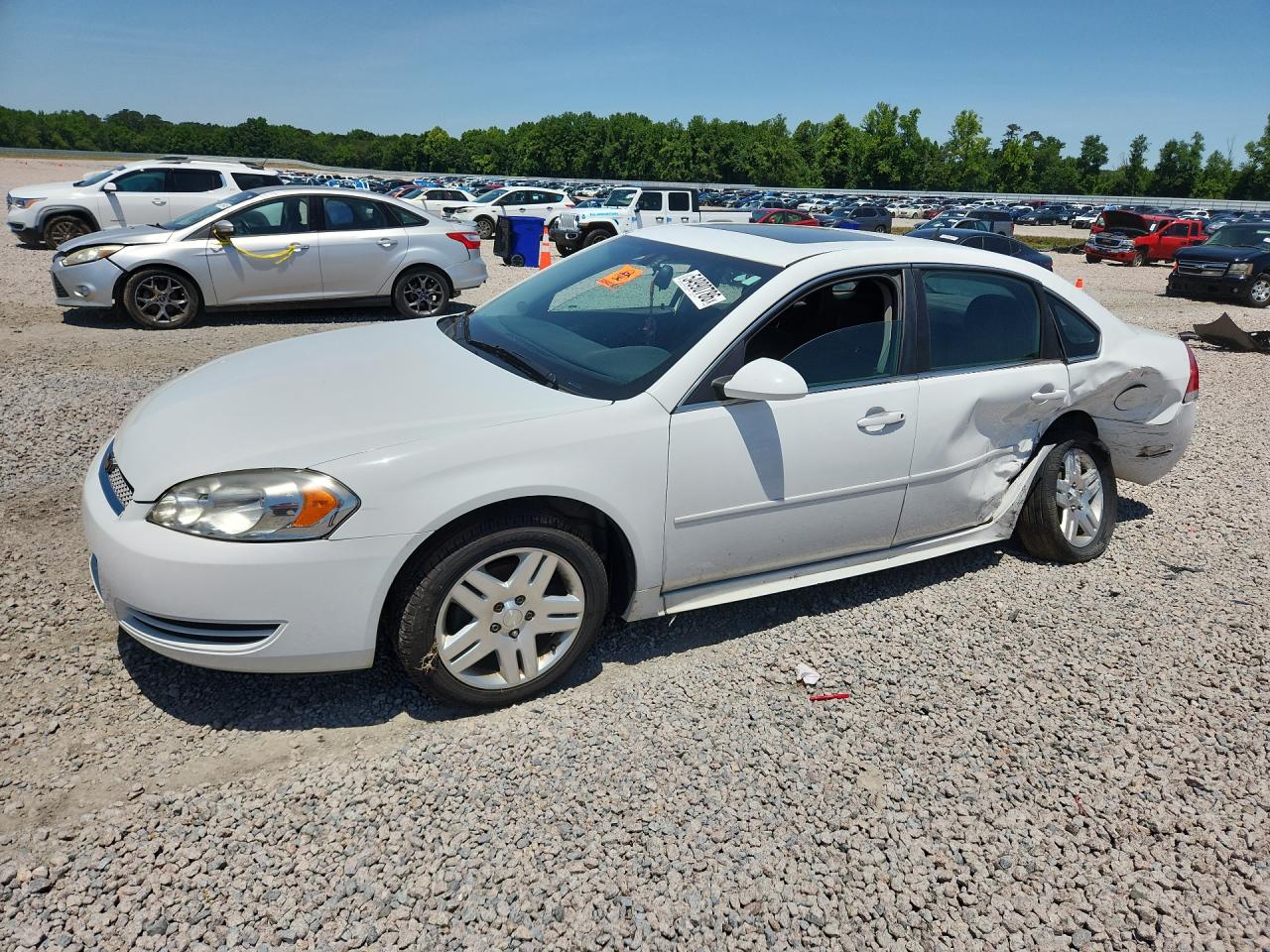 2015 Chevrolet Impala Limited Lt Белый vin: 2G1WB5E30F1121511