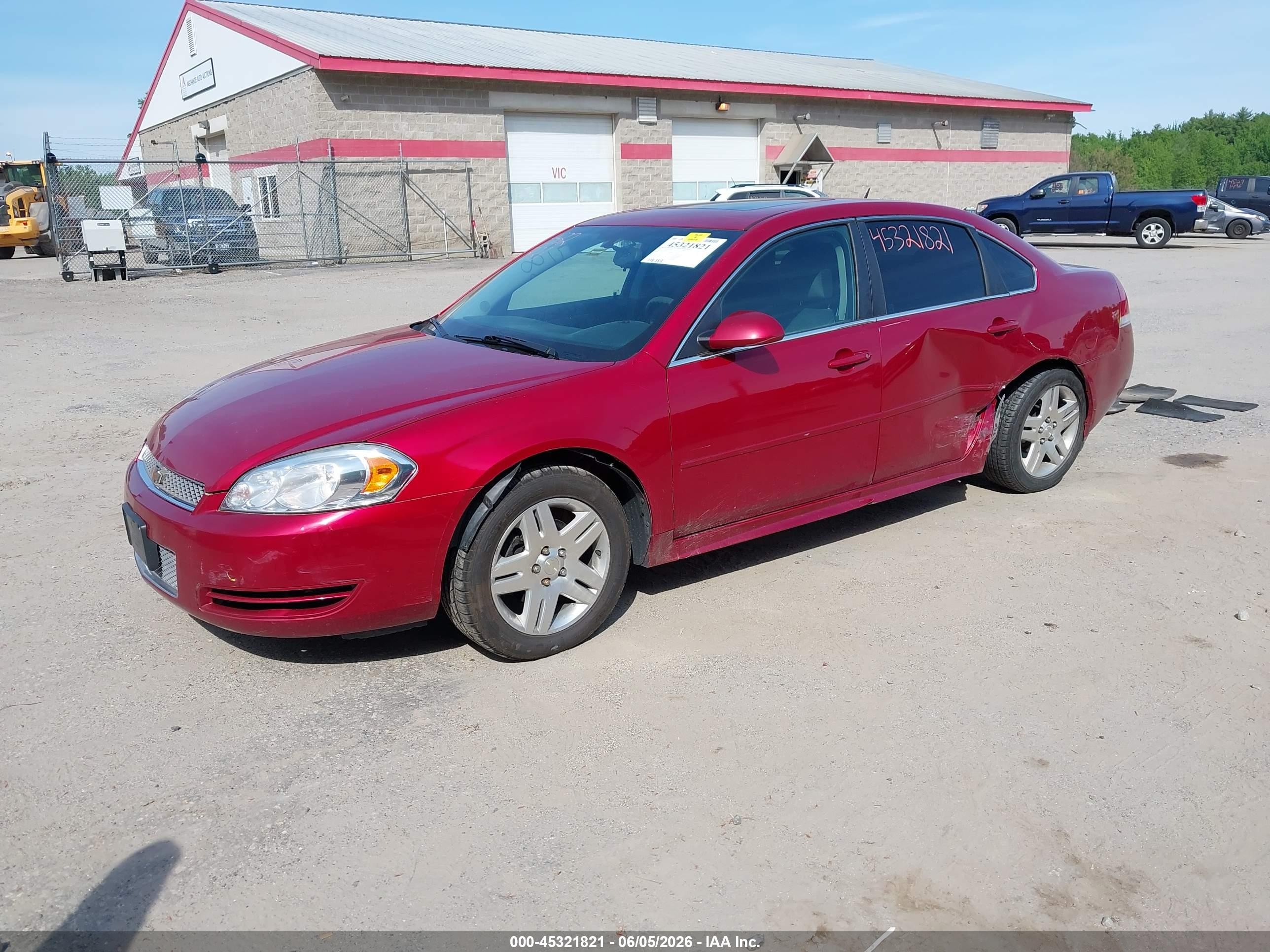 2015 Chevrolet Impala Limited Lt Red vin: 2G1WB5E30F1123551
