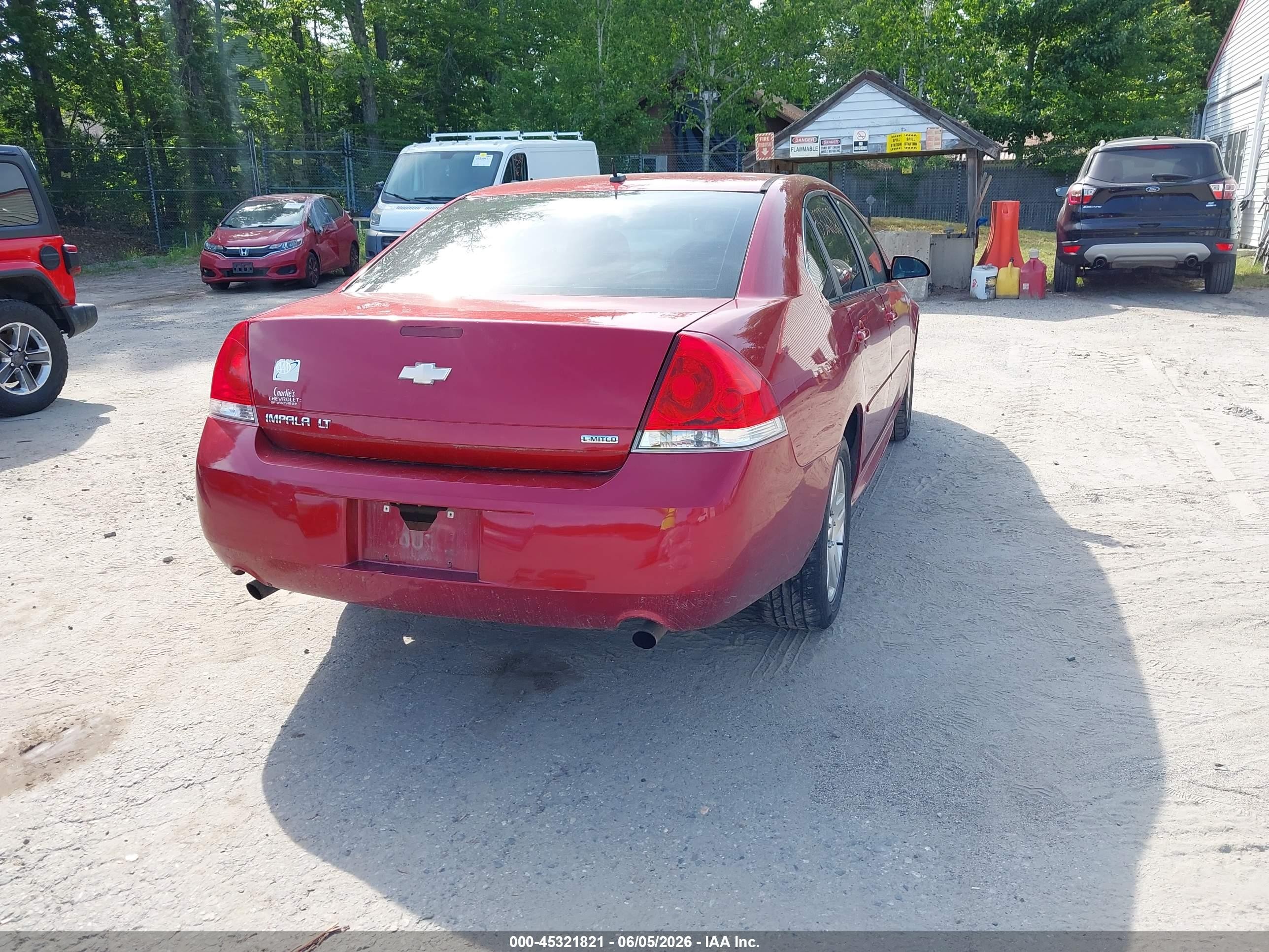2015 Chevrolet Impala Limited Lt Red vin: 2G1WB5E30F1123551