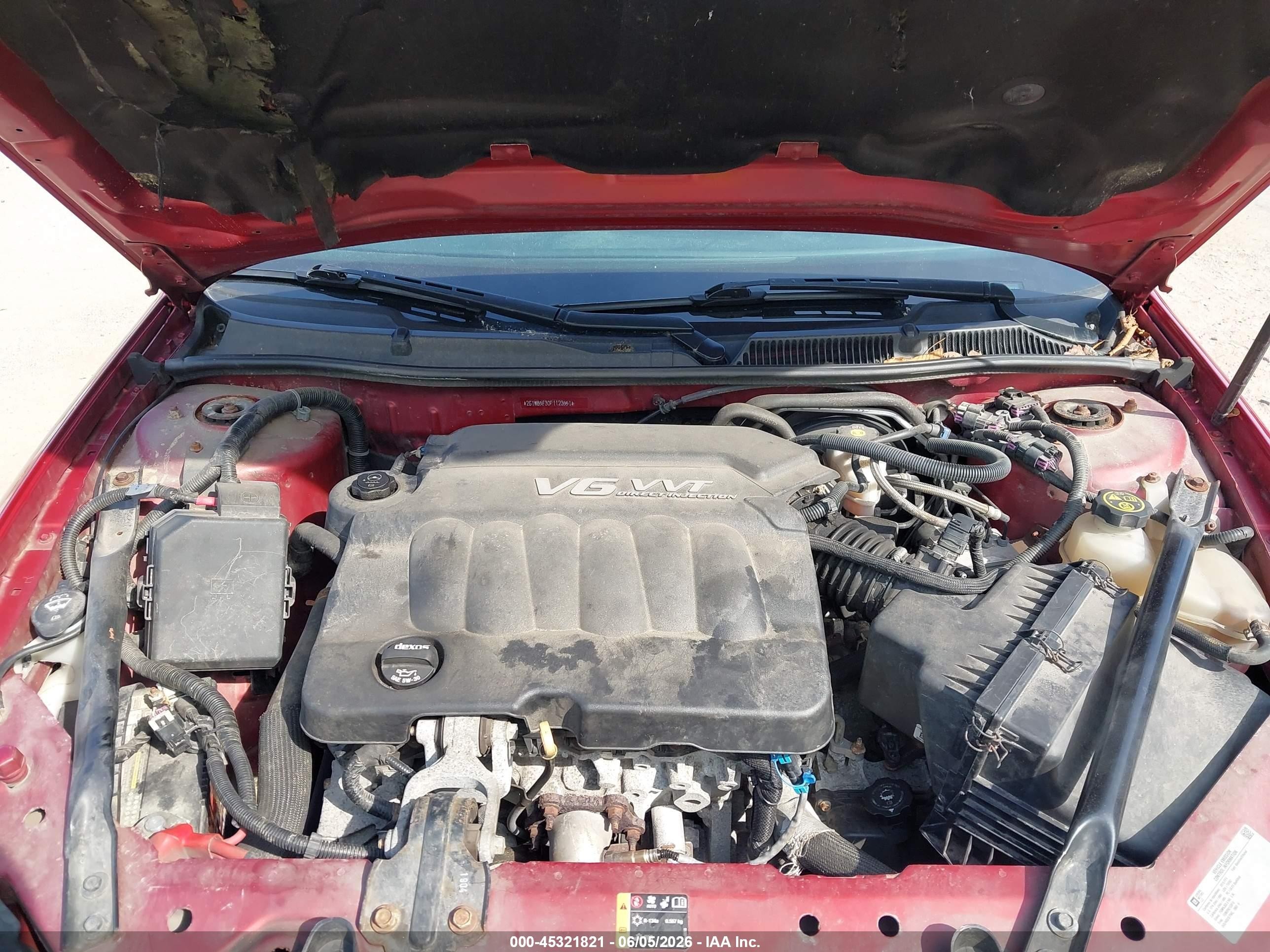 2015 Chevrolet Impala Limited Lt Red vin: 2G1WB5E30F1123551