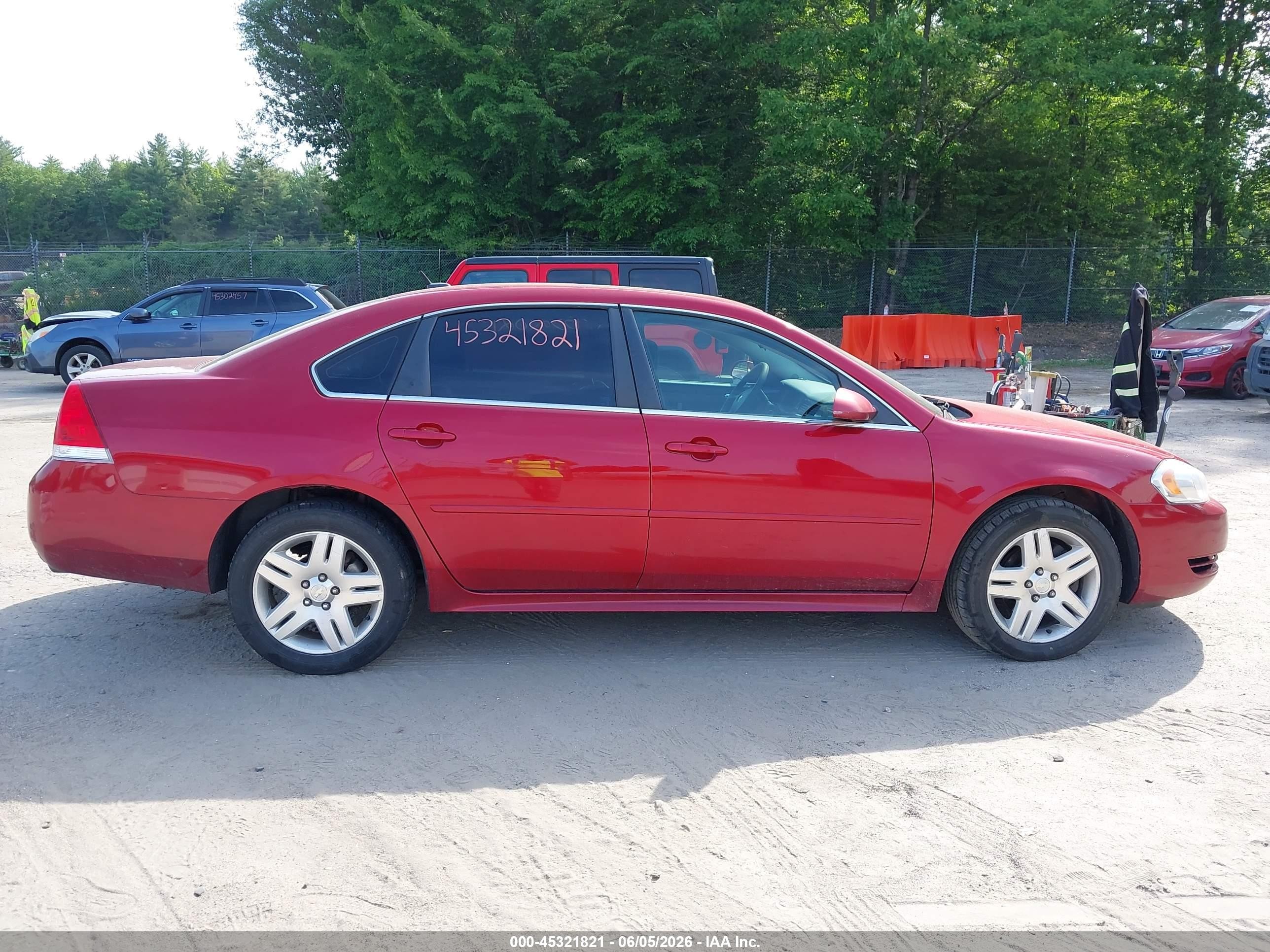 2015 Chevrolet Impala Limited Lt Red vin: 2G1WB5E30F1123551