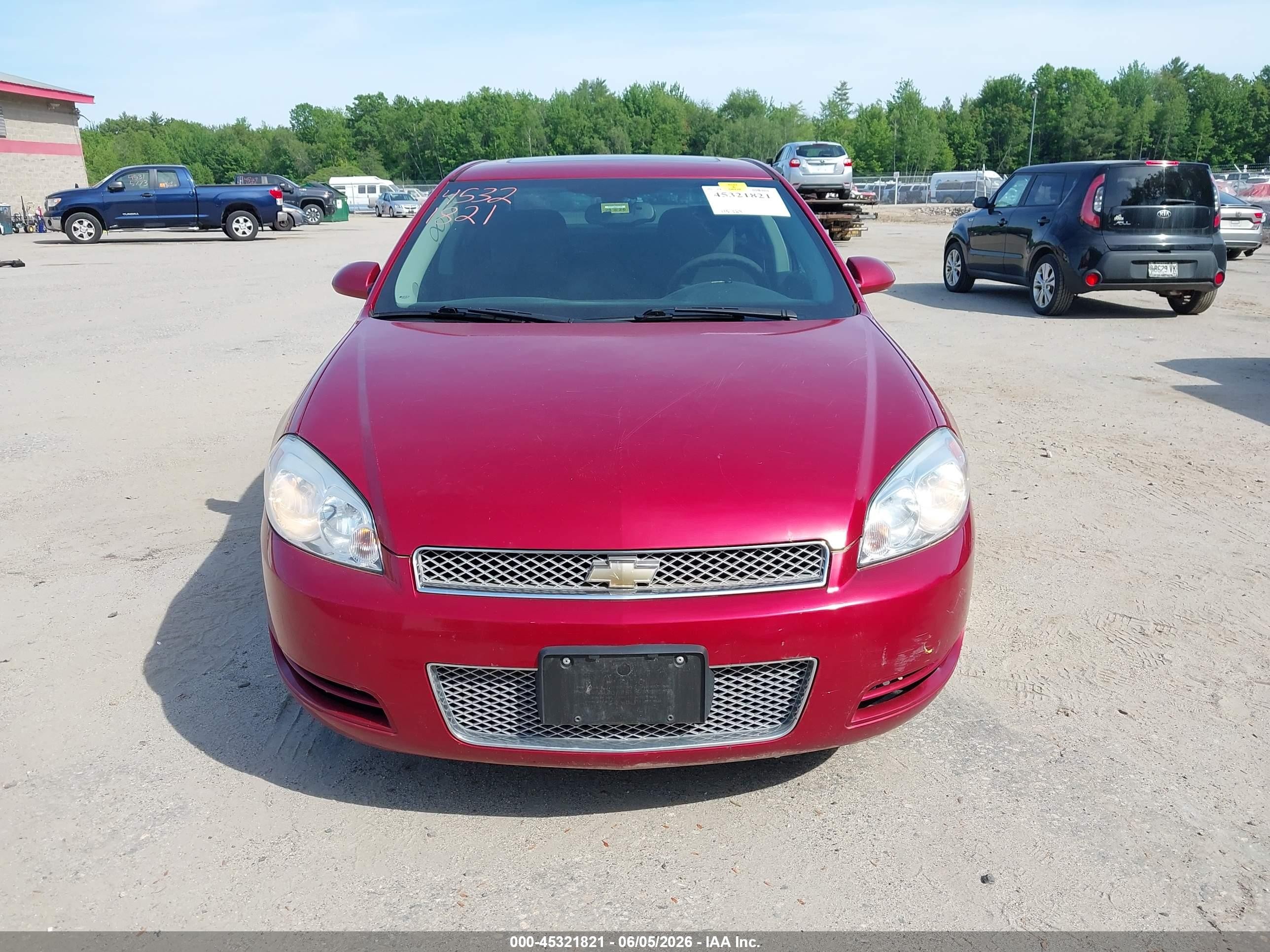 2015 Chevrolet Impala Limited Lt Red vin: 2G1WB5E30F1123551