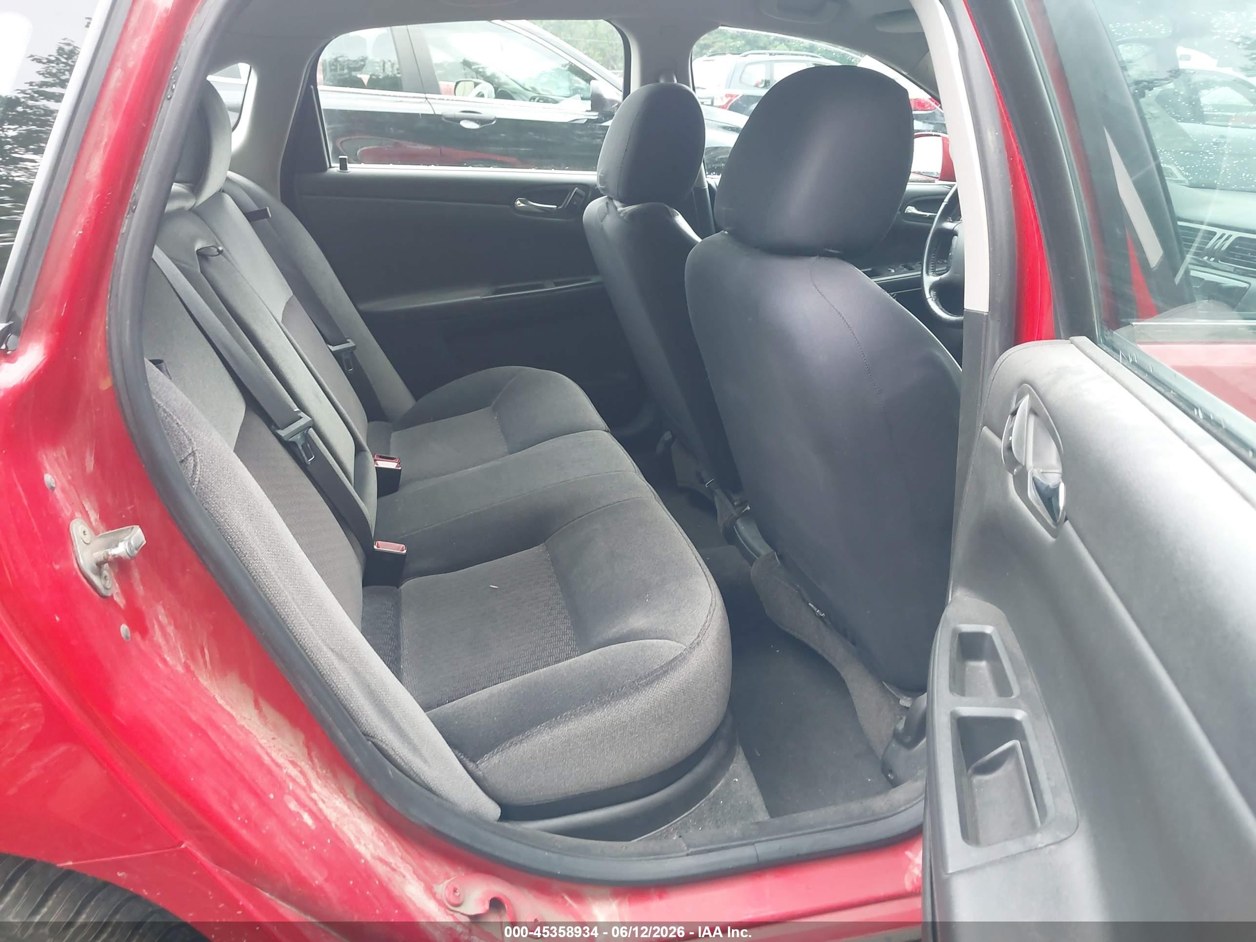 2012 Chevrolet Impala Lt Red vin: 2G1WB5E31C1135722