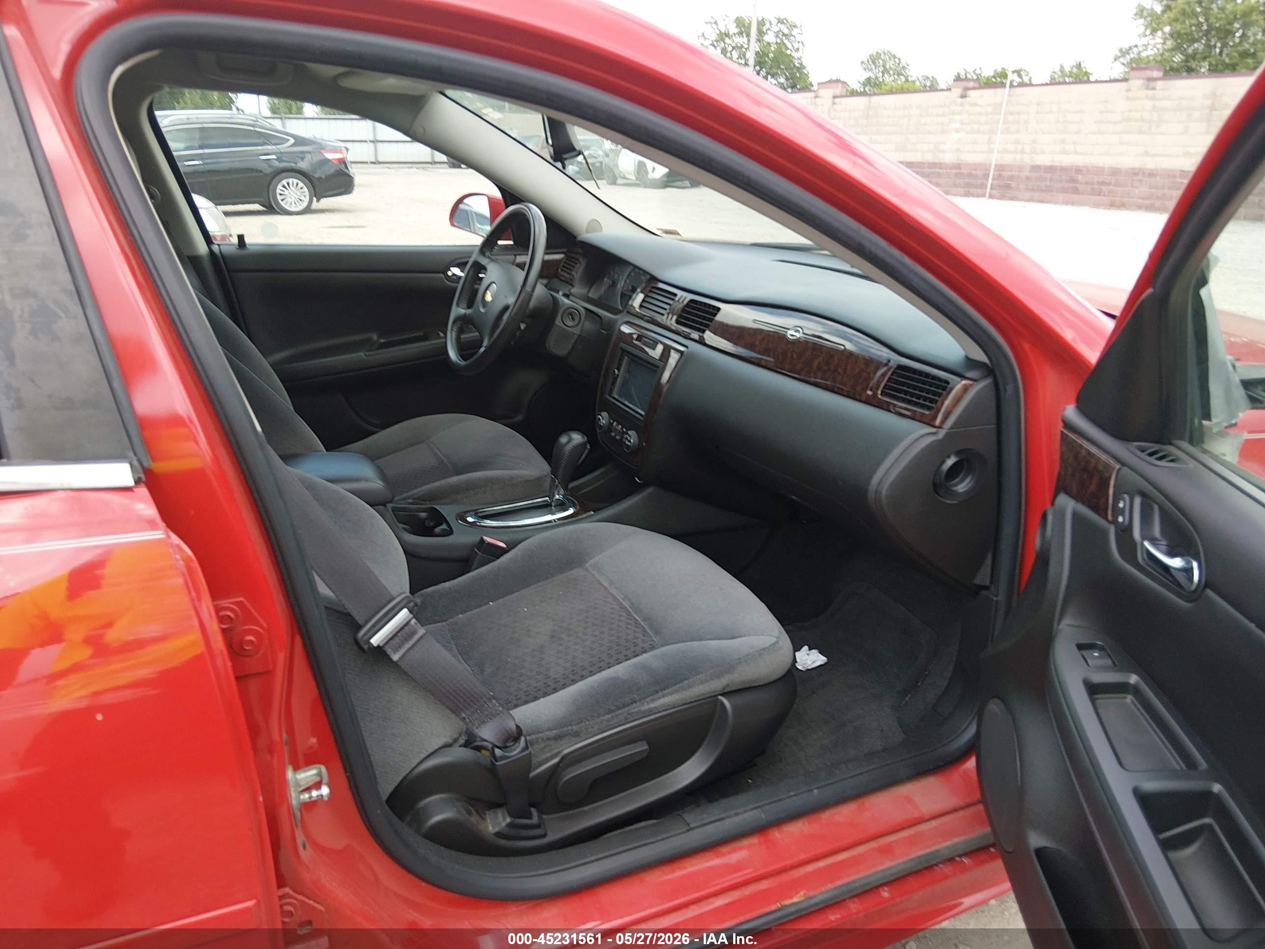 2012 Chevrolet Impala Lt Red vin: 2G1WB5E31C1139222