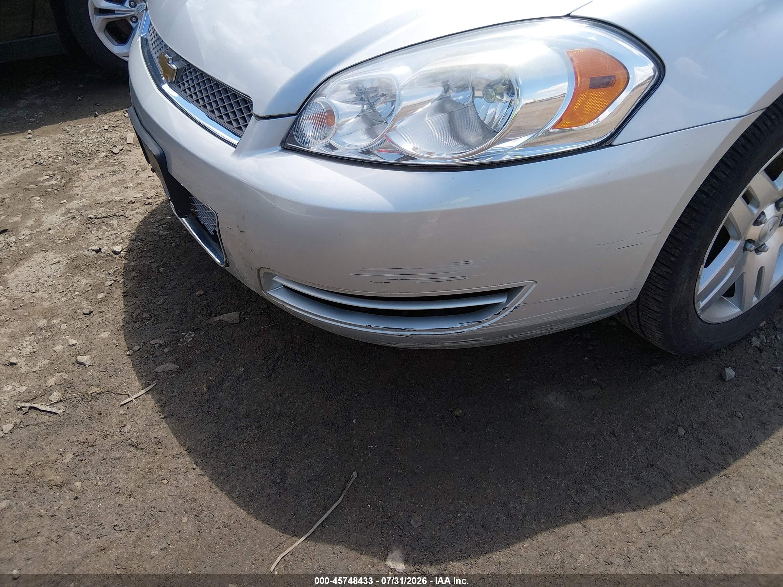2012 Chevrolet Impala Lt Silver vin: 2G1WB5E31C1242575