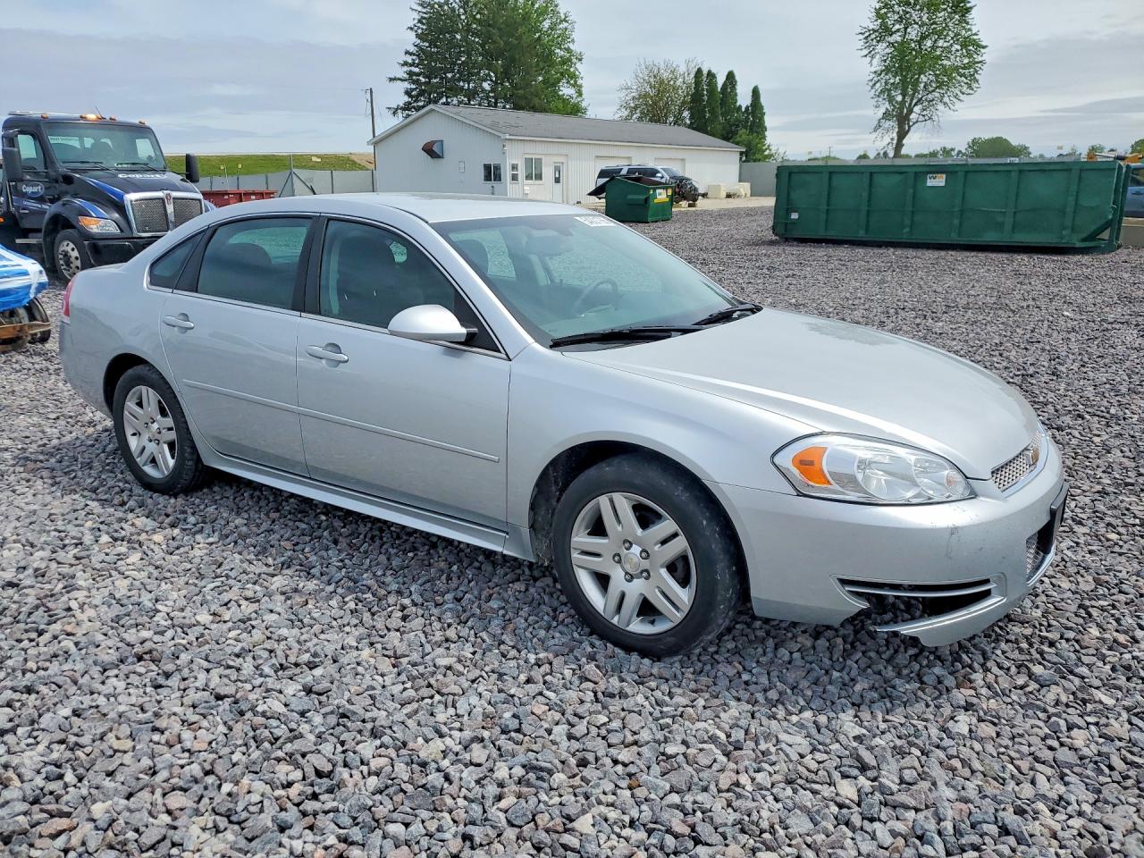 2012 Chevrolet Impala Lt Silver vin: 2G1WB5E31C1288407