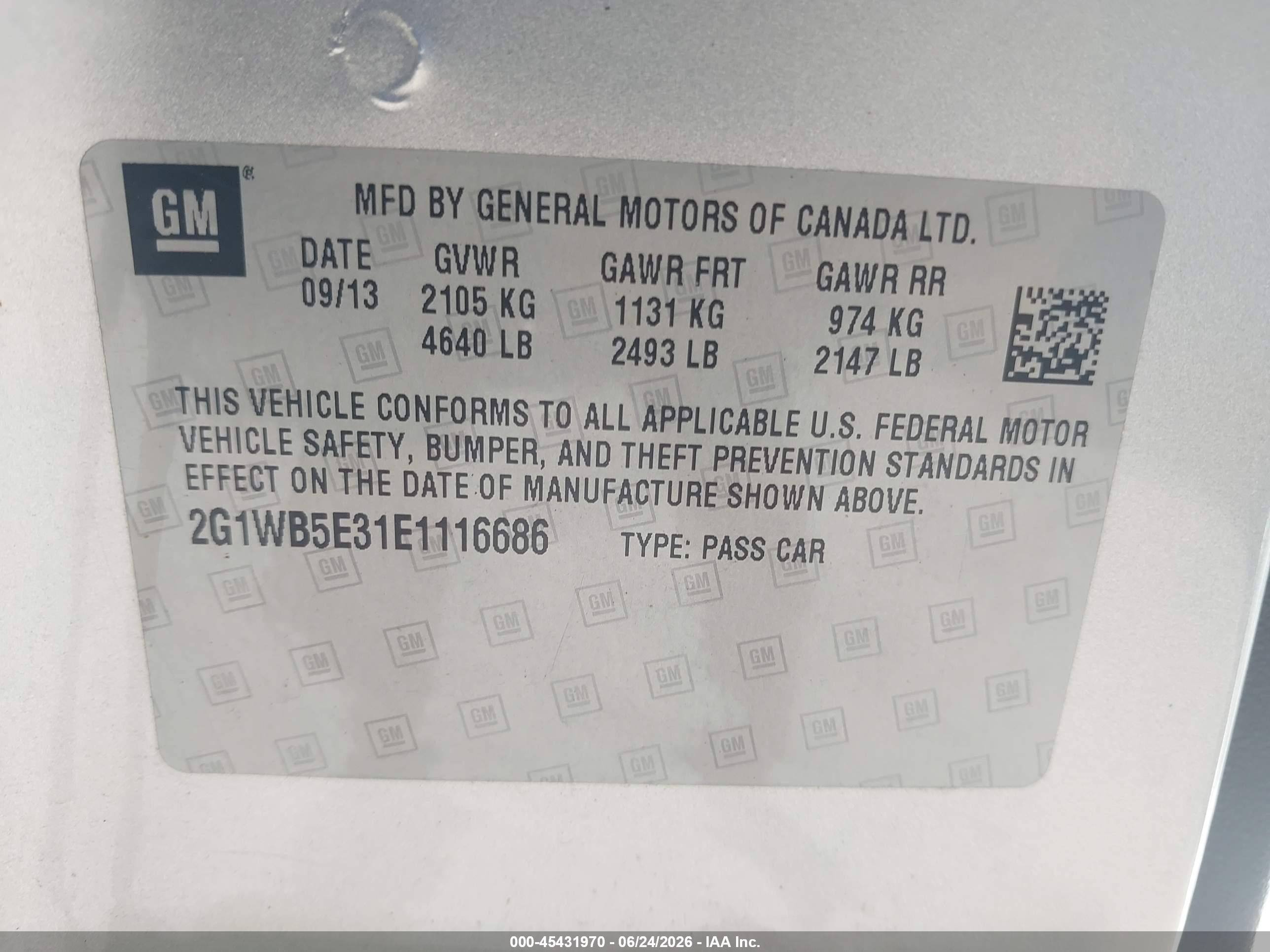 2014 Chevrolet Impala Limited Lt Silver vin: 2G1WB5E31E1116686