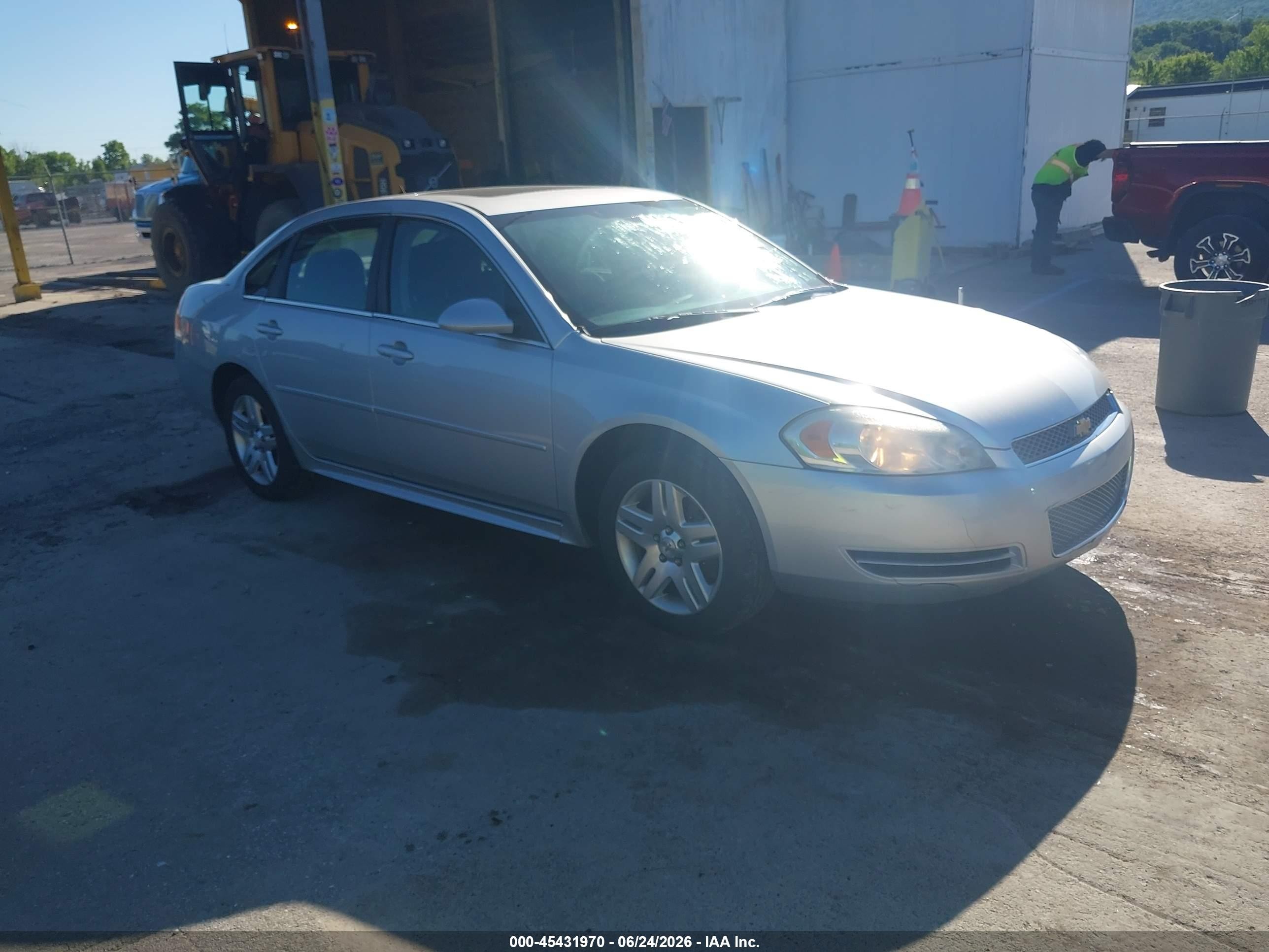 2014 Chevrolet Impala Limited Lt Silver vin: 2G1WB5E31E1116686